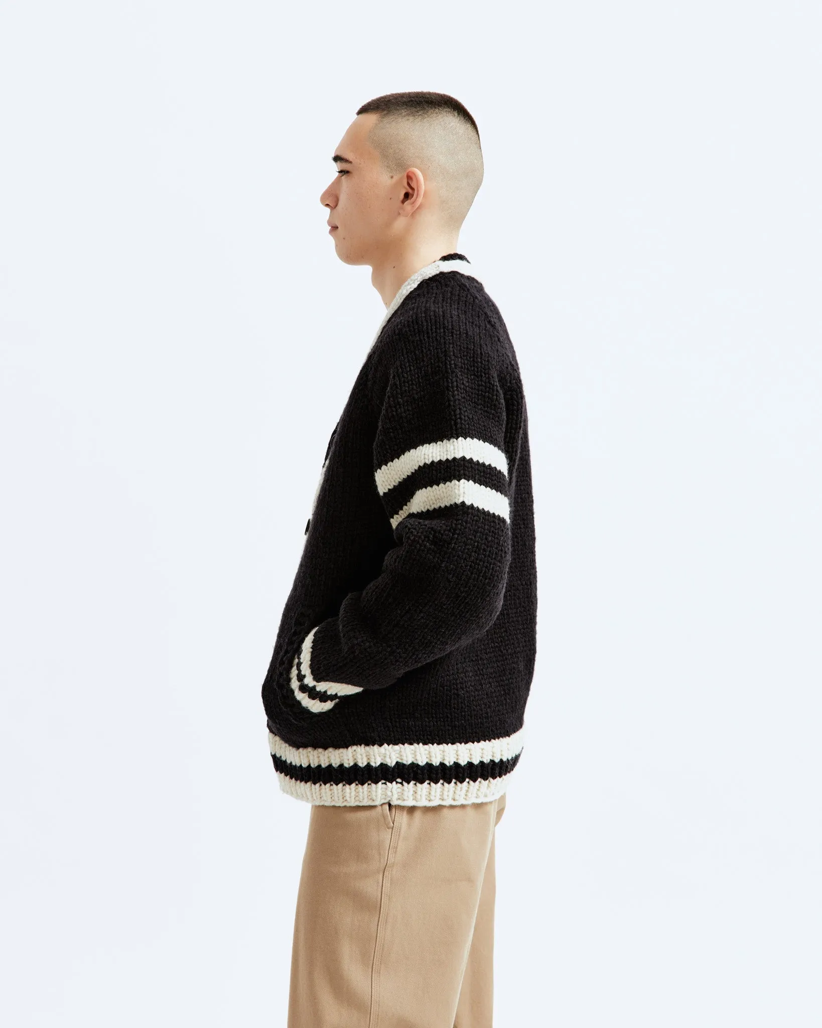 Handknit Collegiate Sweater sold by Reigning Champ product image thumbnail 3