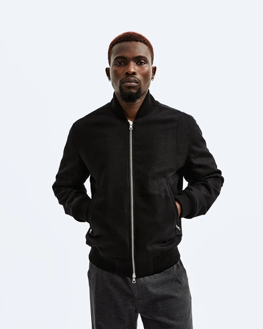 Wool Flannel JV Jacket sold by Reigning Champ product image thumbnail 2