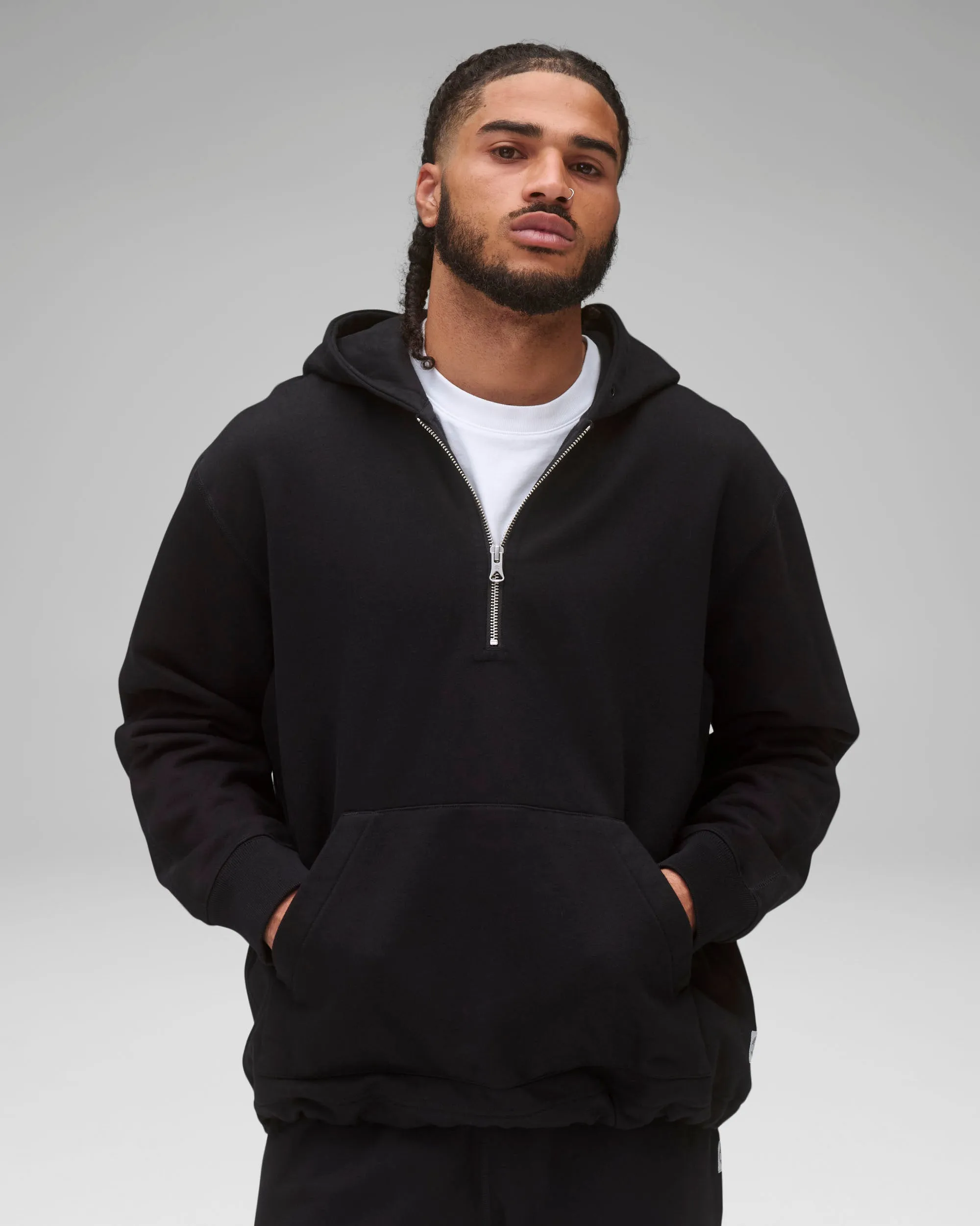 Midweight Terry Half Zip Hoodie sold by Reigning Champ product image thumbnail 2