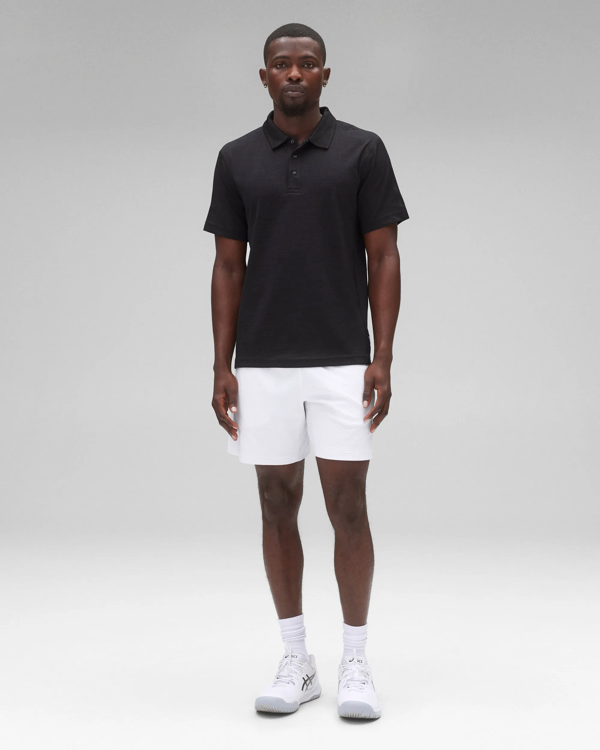 Solotex Mesh Tiebreak Polo sold by Reigning Champ product image thumbnail 3