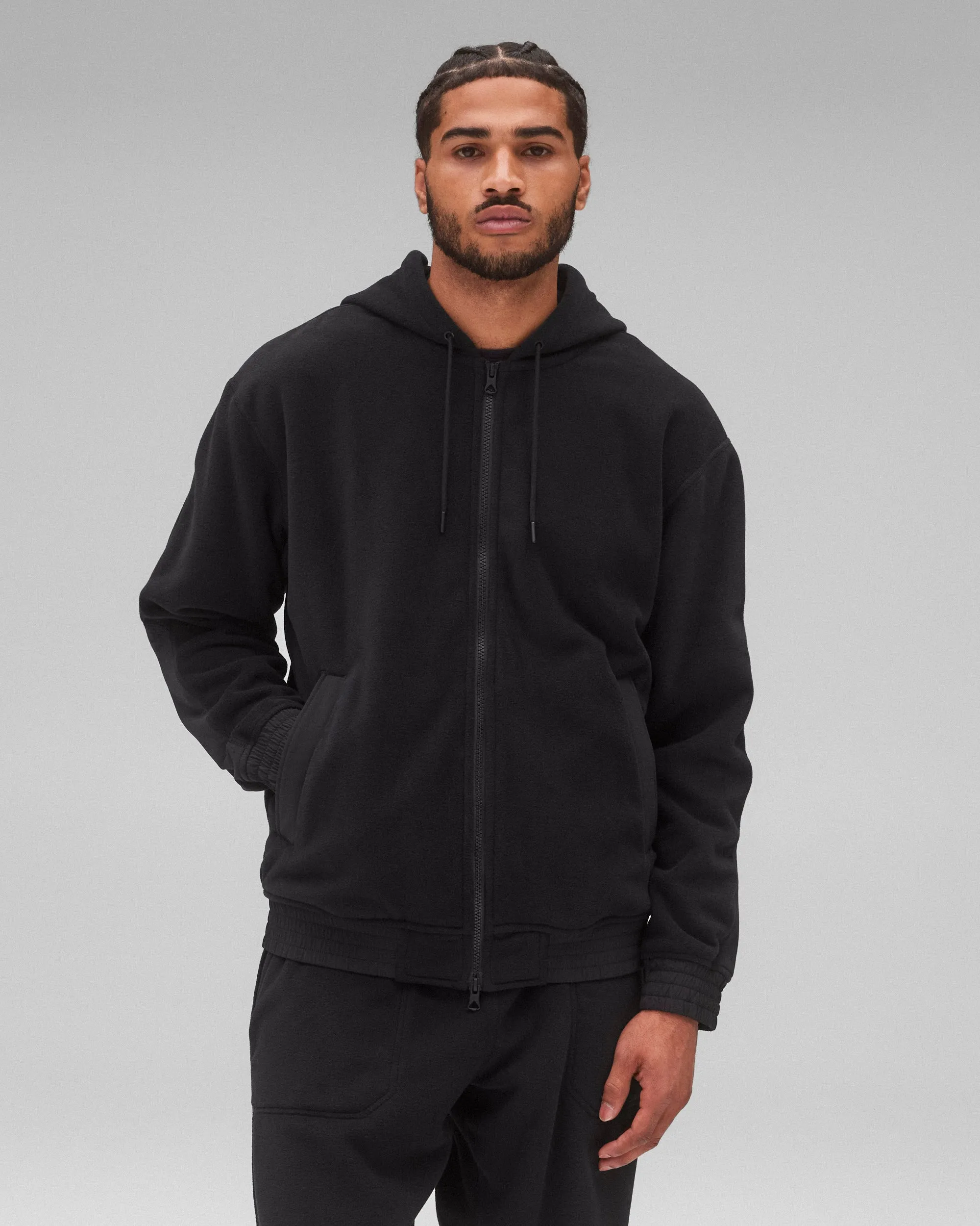 Polartec 200 Rematch Zip Hoodie sold by Reigning Champ product image thumbnail 2