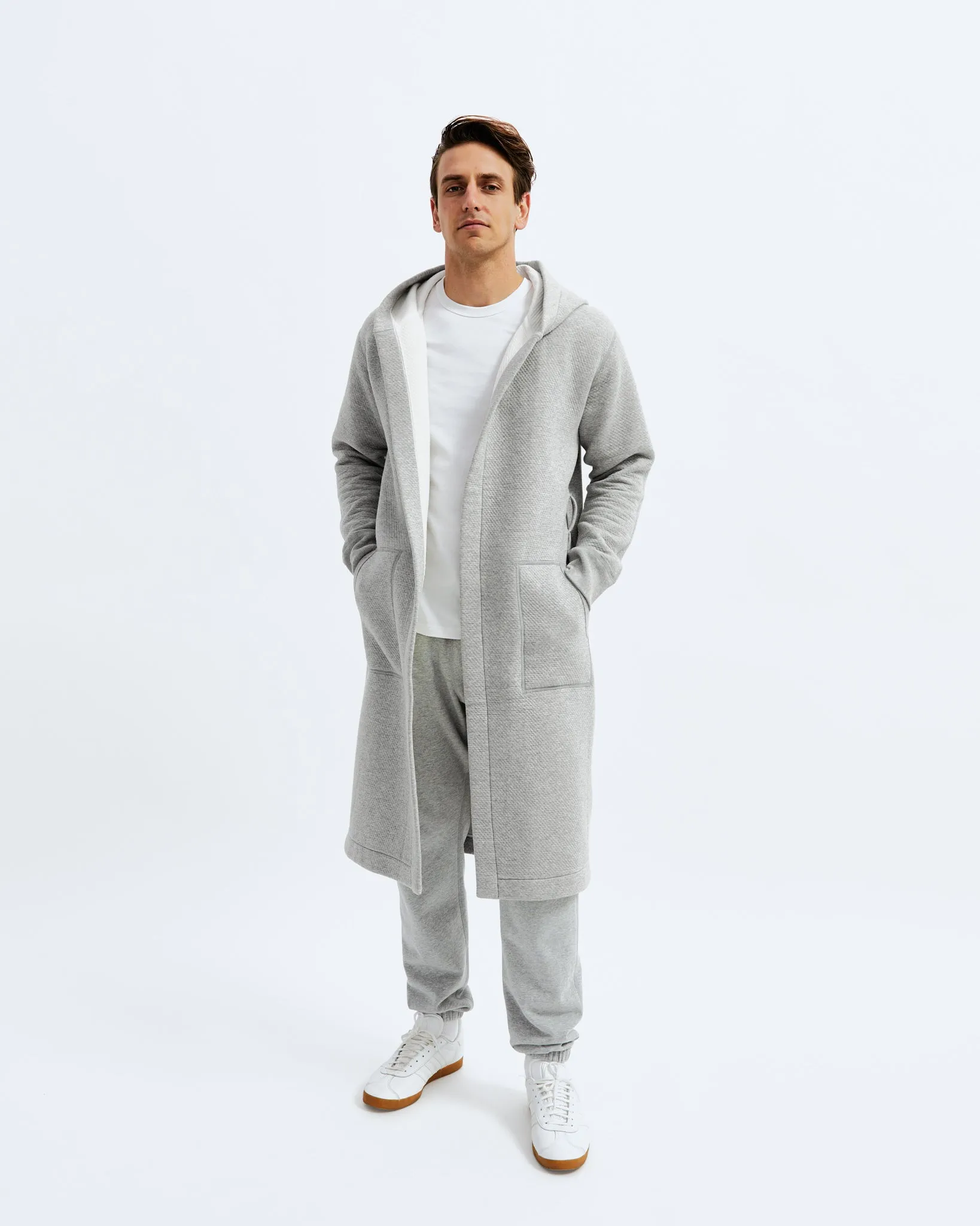 Cabin Fleece Hooded Robe sold by Reigning Champ product image thumbnail 2