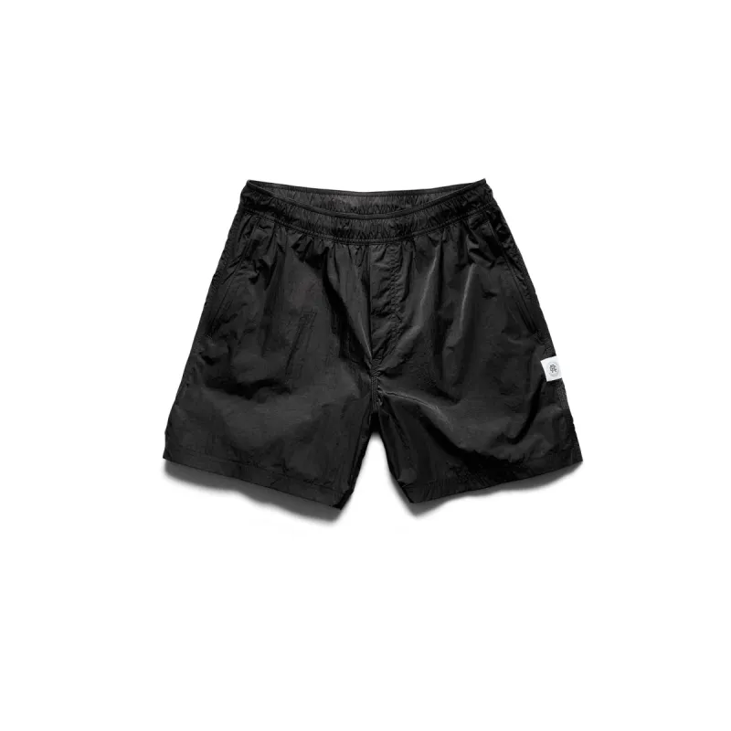 Crinkle Nylon Match Short 6" sold by Reigning Champ