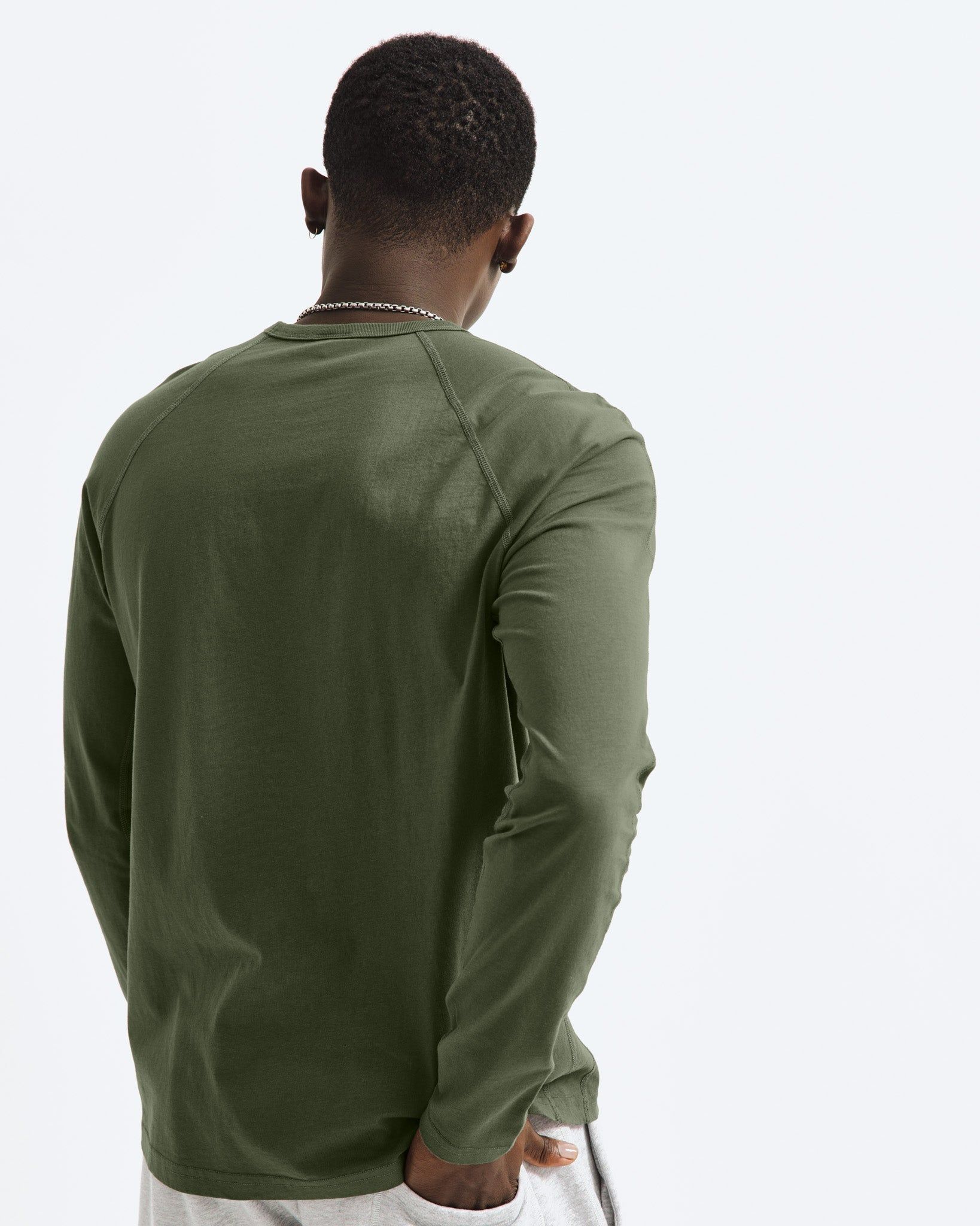 Lightweight Jersey Long Sleeve sold by Reigning Champ product image thumbnail 3
