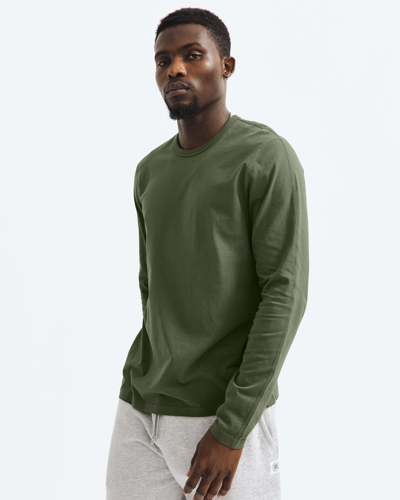 Lightweight Jersey Long Sleeve sold by Reigning Champ product image thumbnail 5