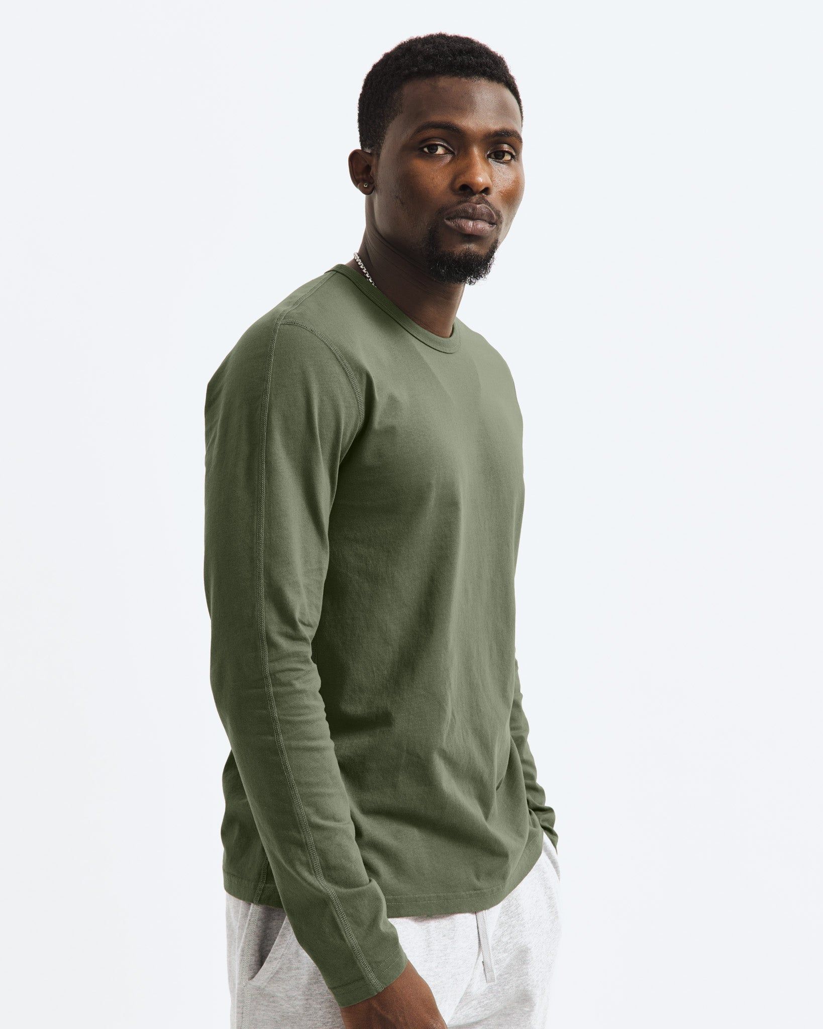 Lightweight Jersey Long Sleeve sold by Reigning Champ product image thumbnail 2