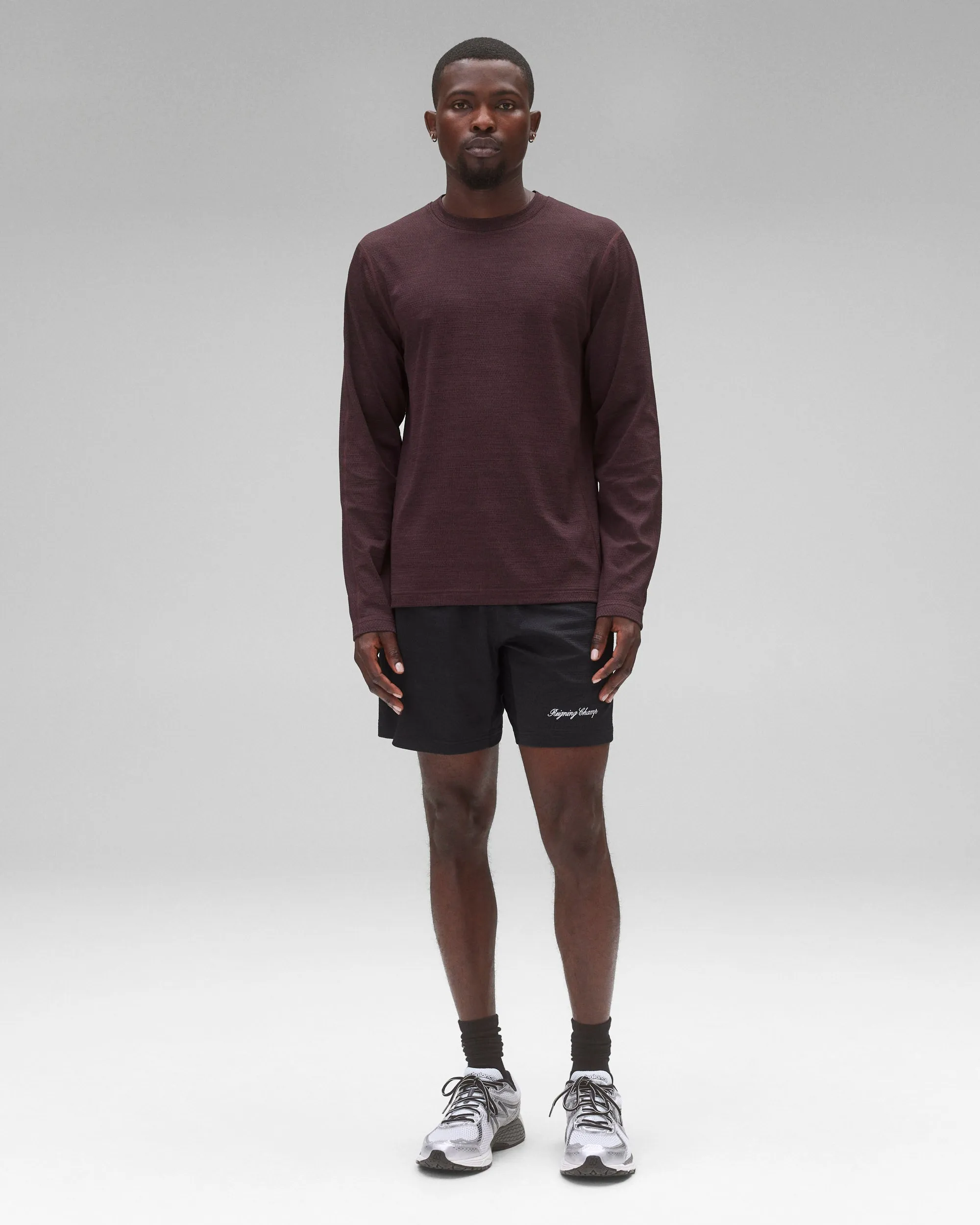 Solotex Mesh Tiebreak Standard Long Sleeve sold by Reigning Champ product image thumbnail 3