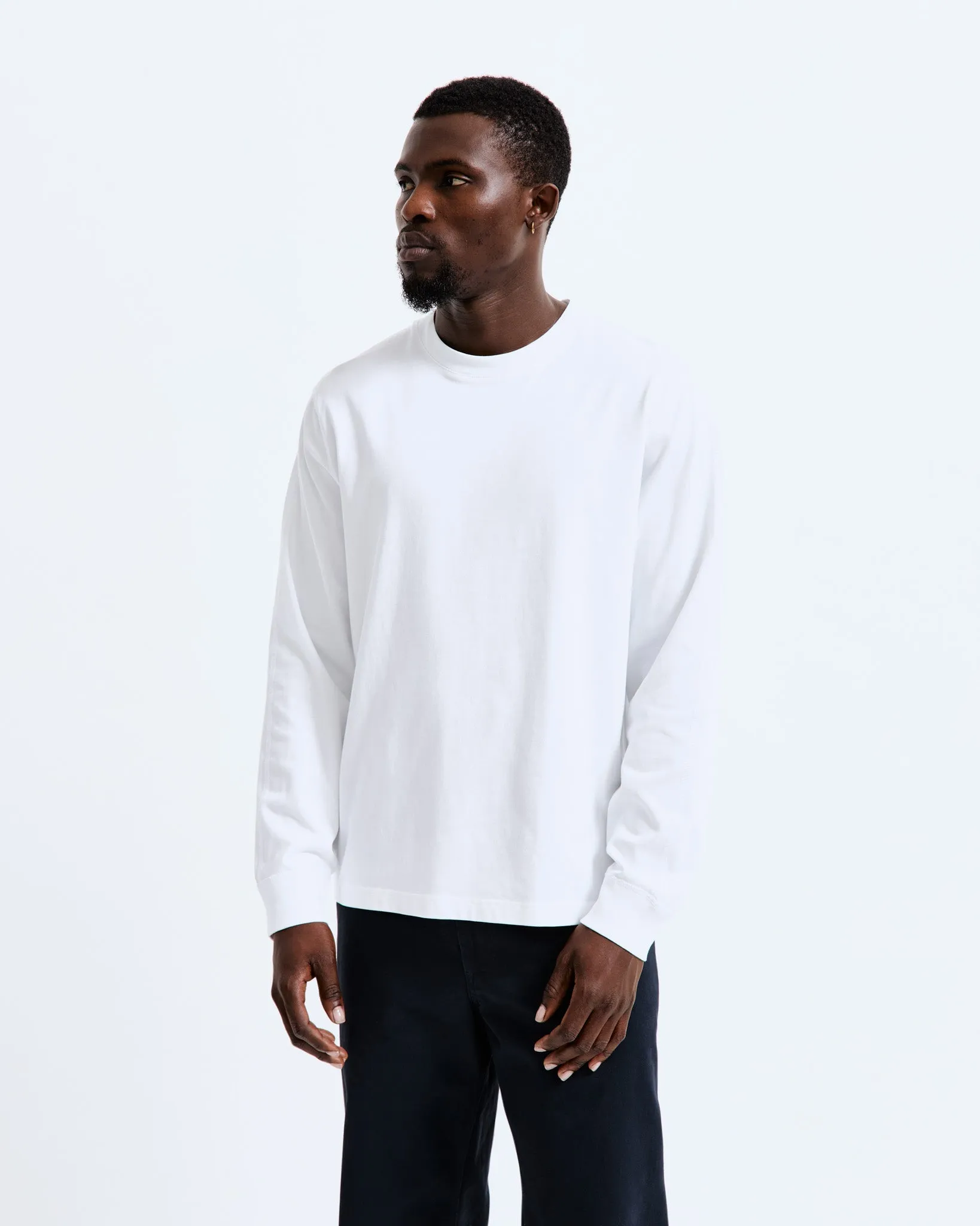 Midweight Jersey Standard Long Sleeve sold by Reigning Champ product image thumbnail 2