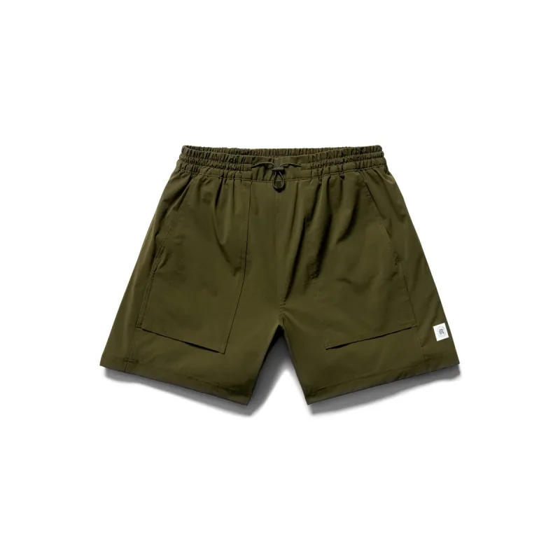Stretch Nylon Utility Short 6" sold by Reigning Champ