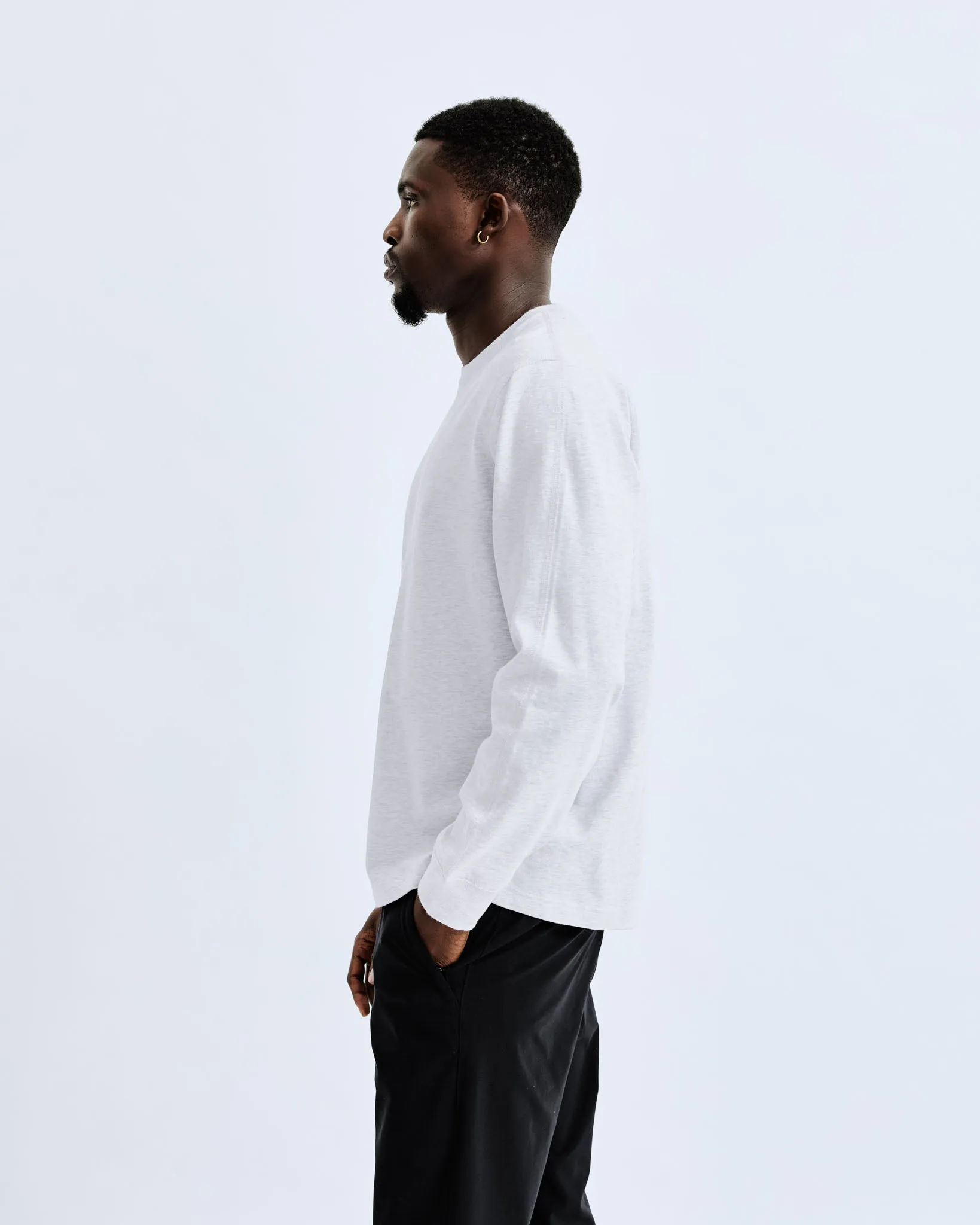 Midweight Jersey Standard Long Sleeve sold by Reigning Champ product image thumbnail 3