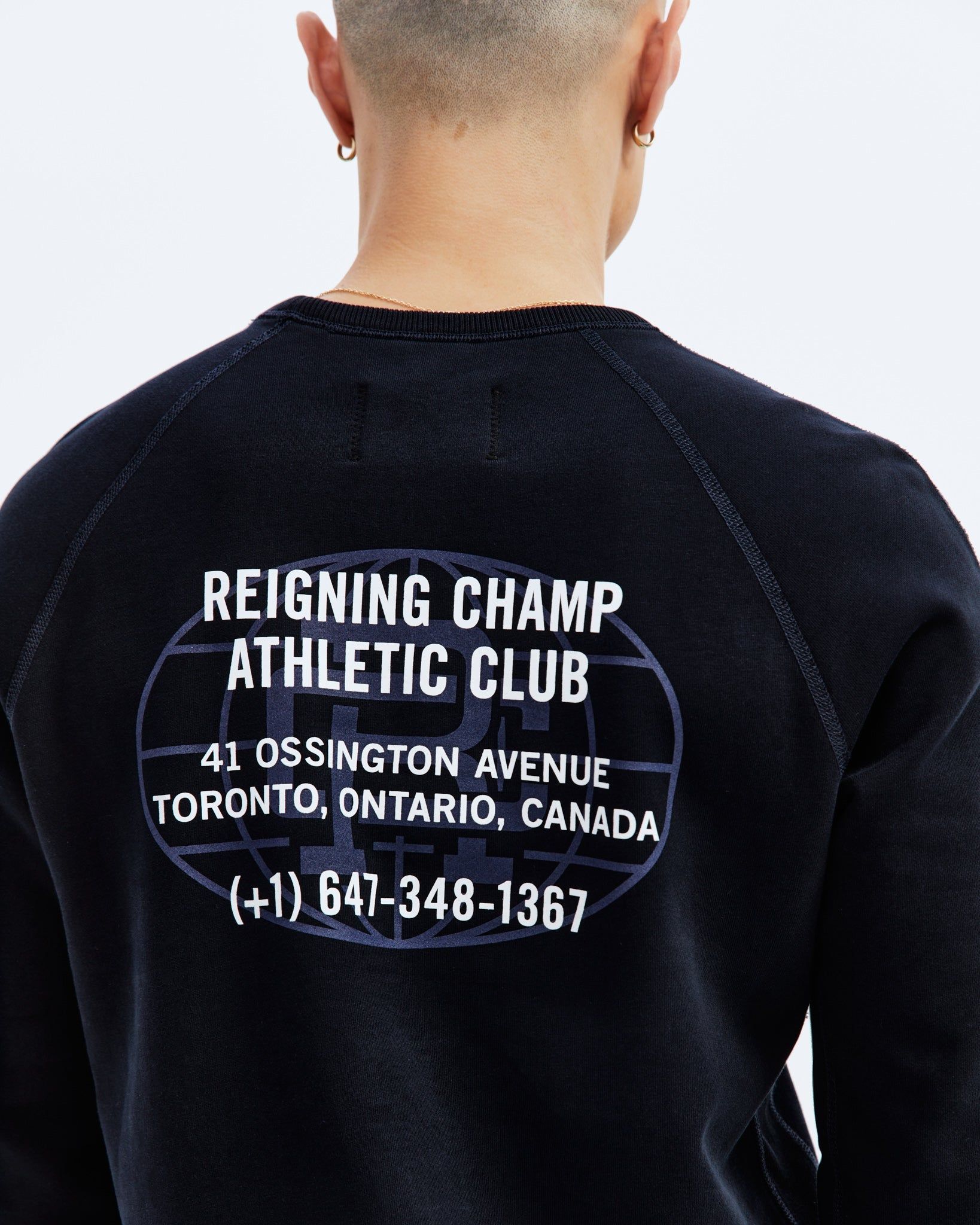 Toronto Ossington Crewneck sold by Reigning Champ product image thumbnail 5