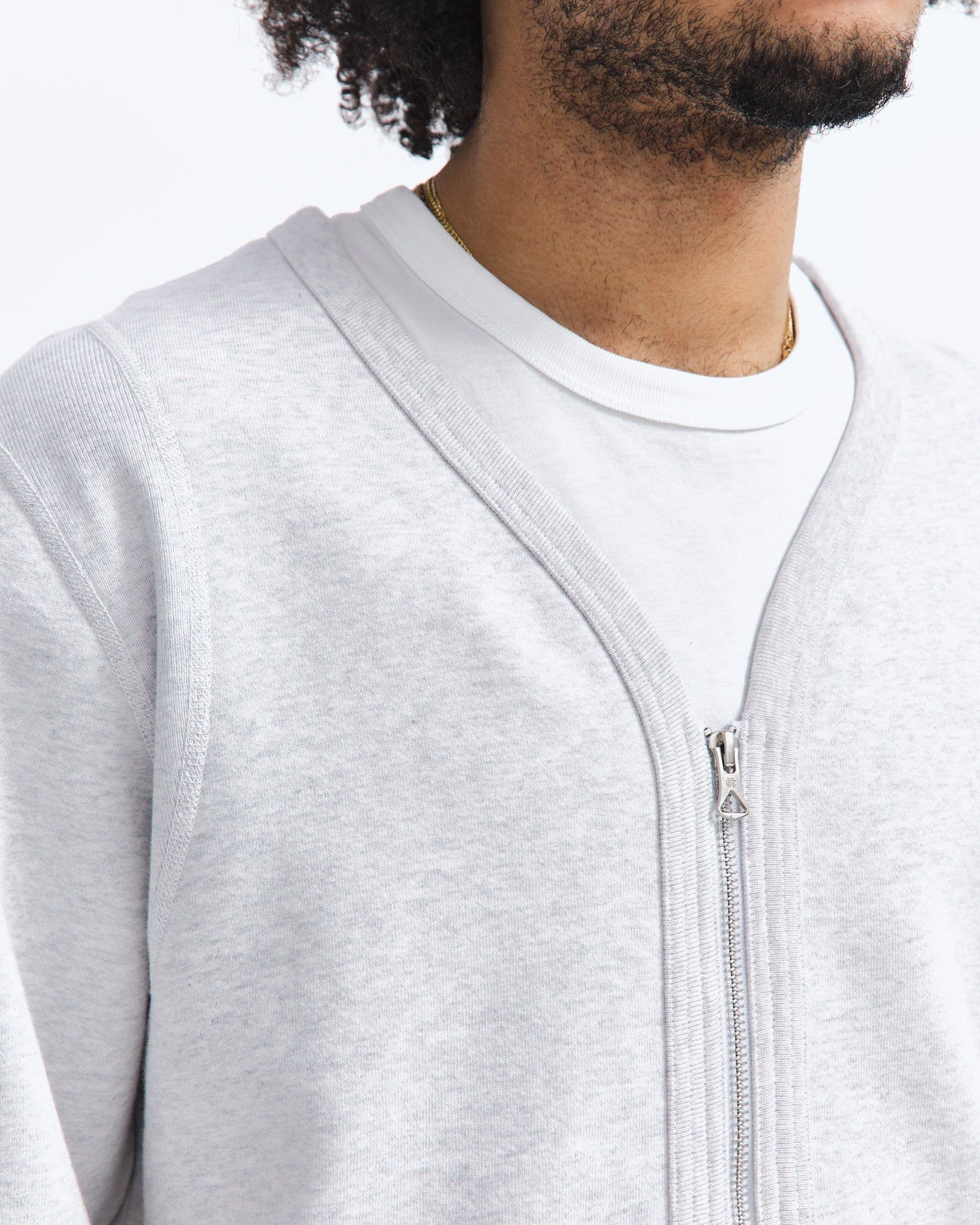 Midweight Fleece Cardigan sold by Reigning Champ product image thumbnail 5