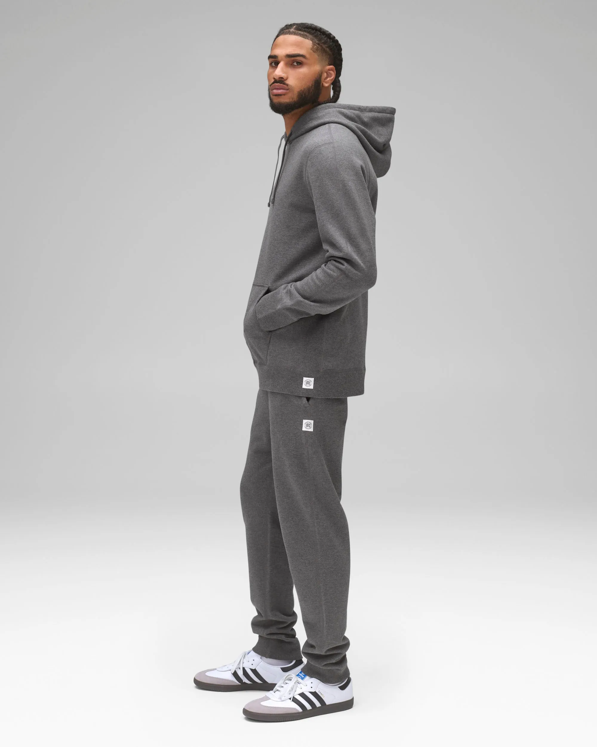 Midweight Terry Slim Pullover Hoodie sold by Reigning Champ product image thumbnail 4