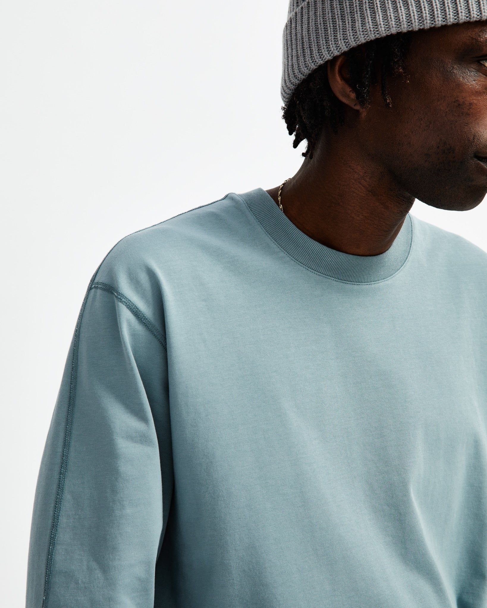 Midweight Jersey Long Sleeve sold by Reigning Champ product image thumbnail 4