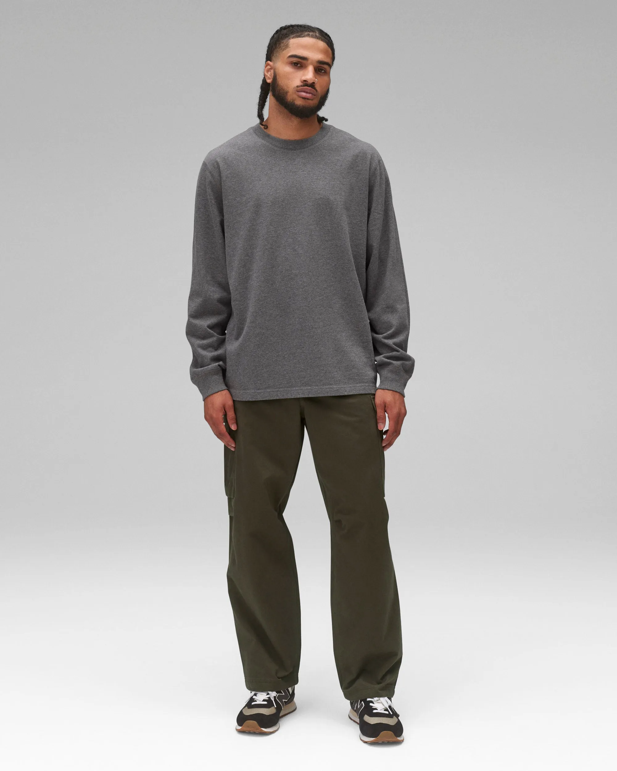 Midweight Jersey Standard Long Sleeve sold by Reigning Champ product image thumbnail 3