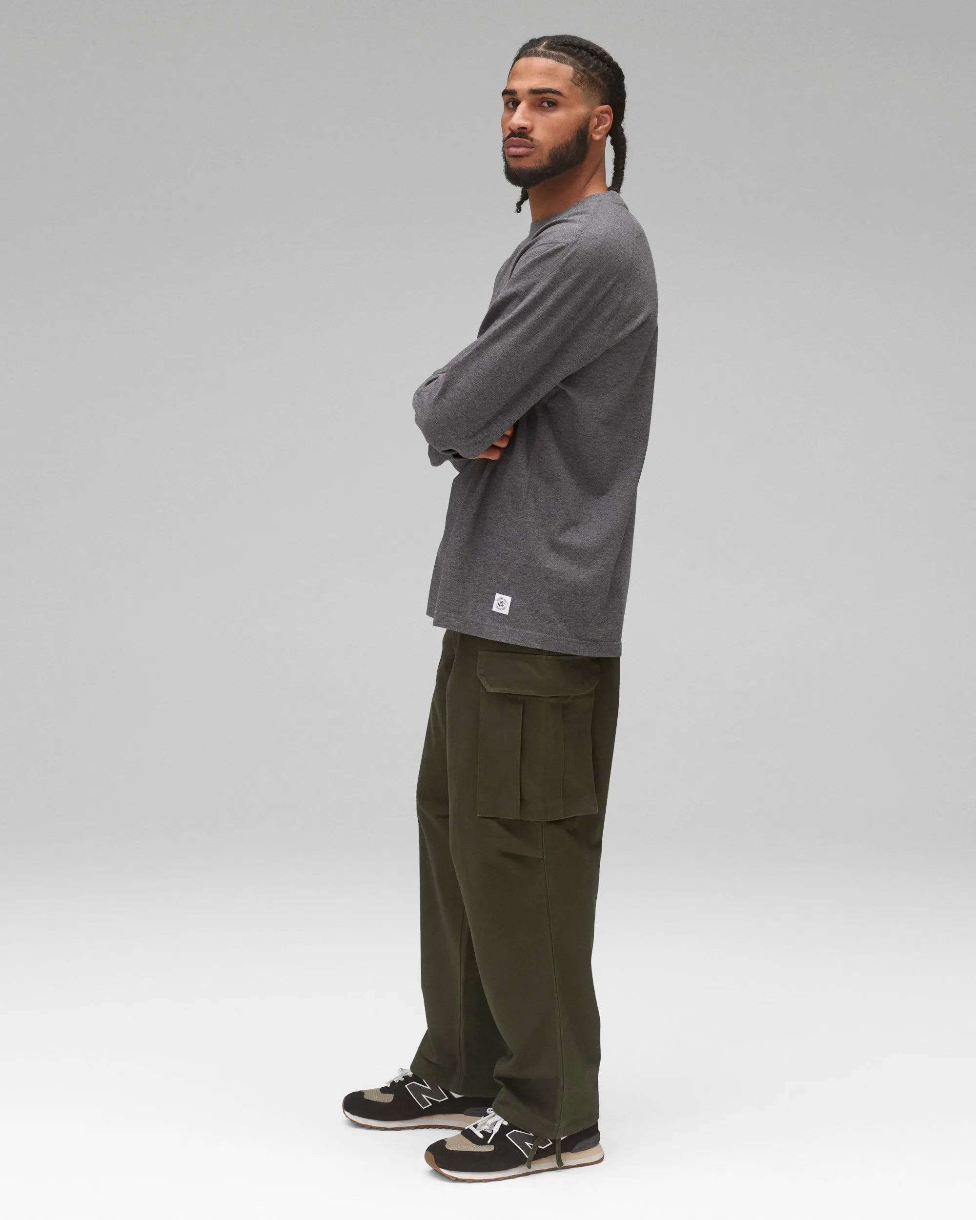 Midweight Jersey Standard Long Sleeve sold by Reigning Champ product image thumbnail 4