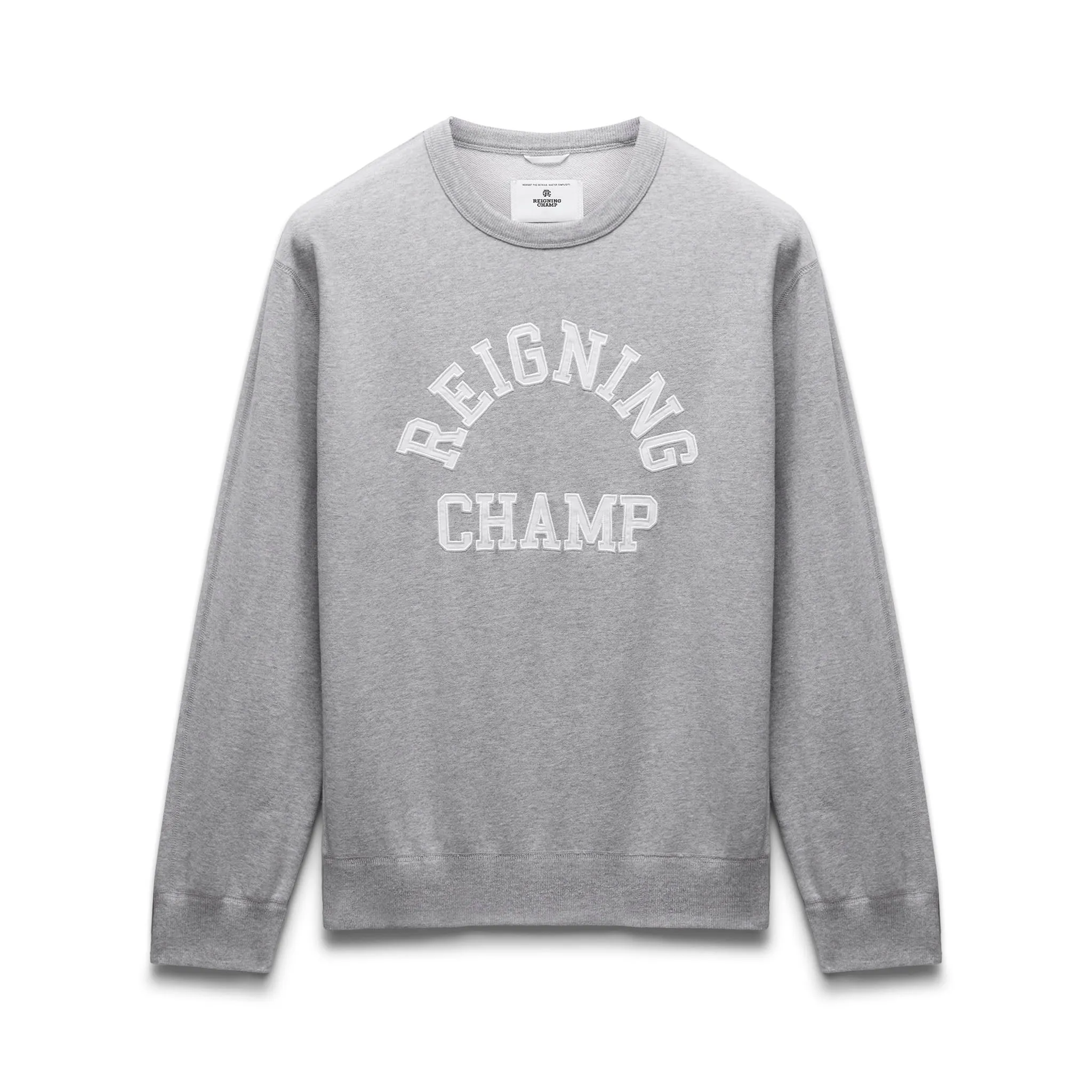 Midweight Terry Arch Logo Standard Crewneck sold by Reigning Champ