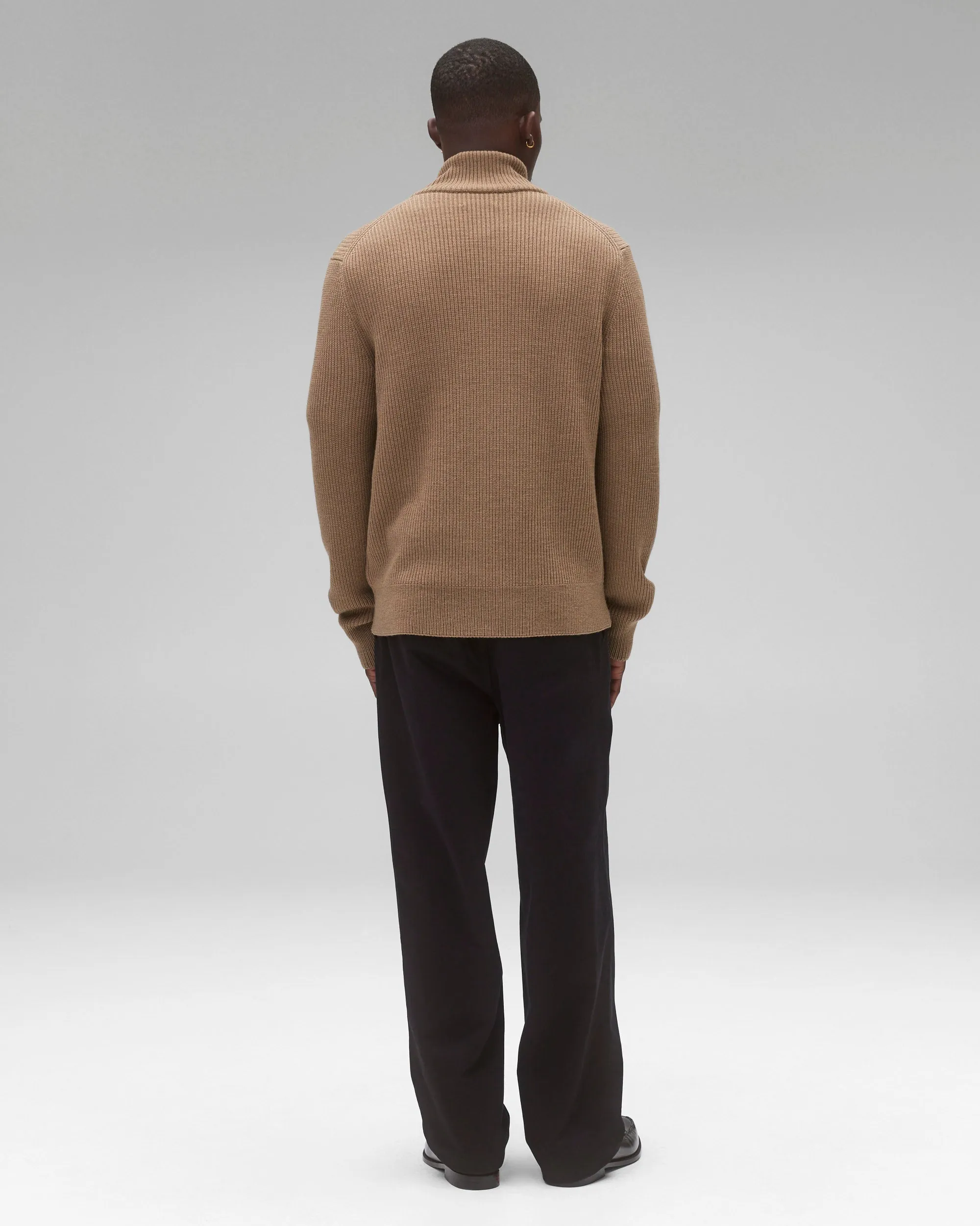 Merino Rib Vinnie Track Jacket sold by Reigning Champ product image thumbnail 5