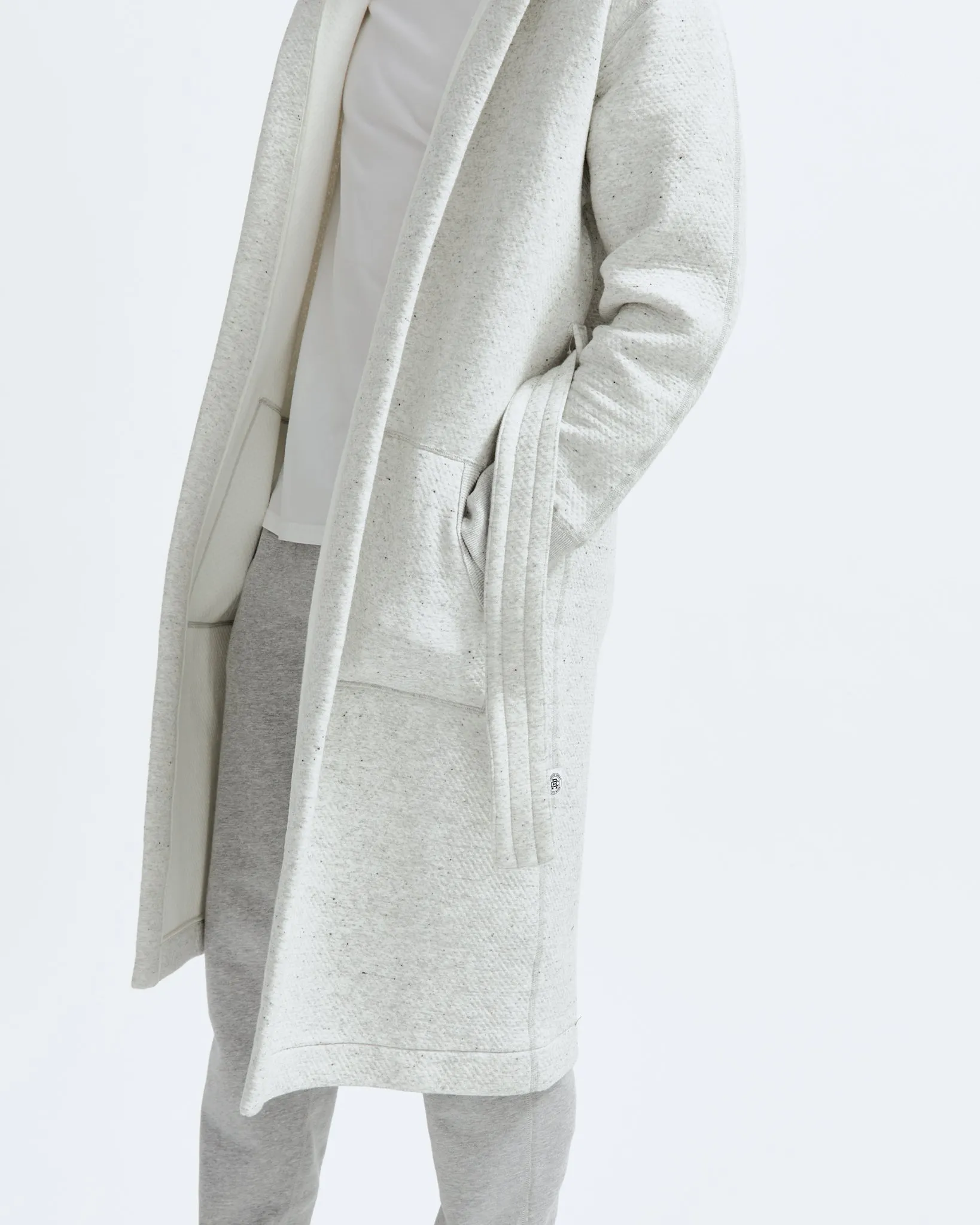 Cabin Fleece Hooded Robe sold by Reigning Champ product image thumbnail 4