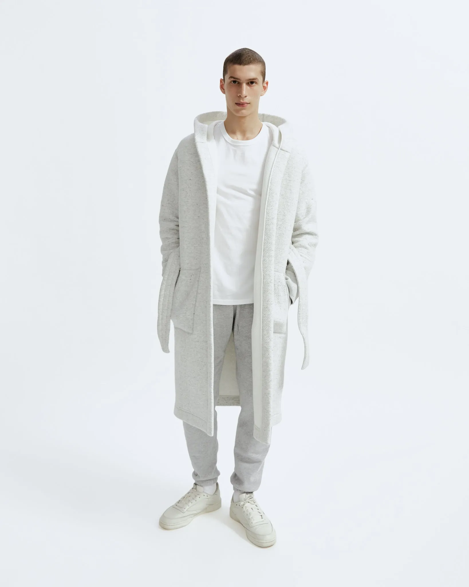 Cabin Fleece Hooded Robe sold by Reigning Champ product image thumbnail 2