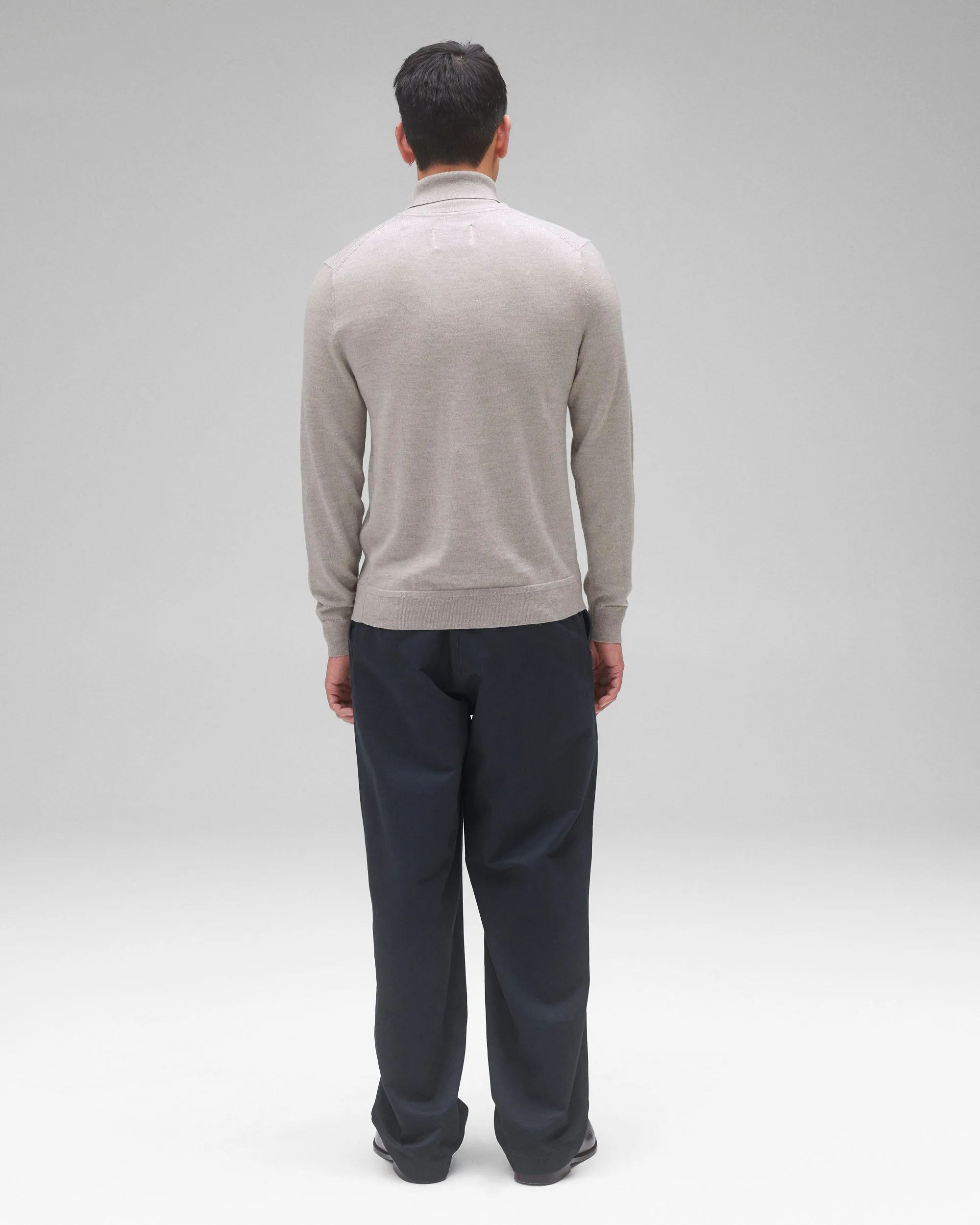 Lightweight Merino Harry Roll Neck sold by Reigning Champ product image thumbnail 5