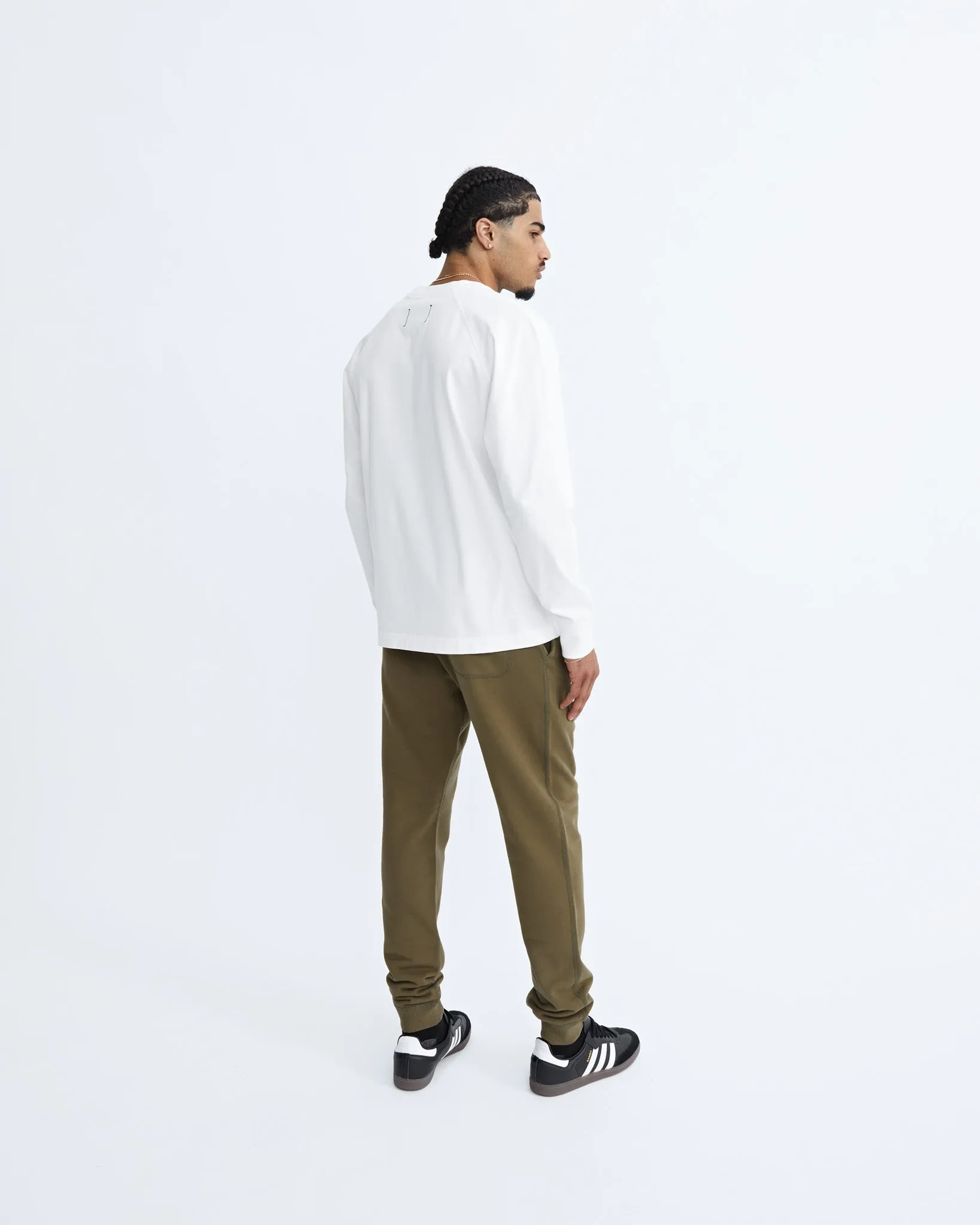 Midweight Terry Slim Sweatpant sold by Reigning Champ product image thumbnail 4