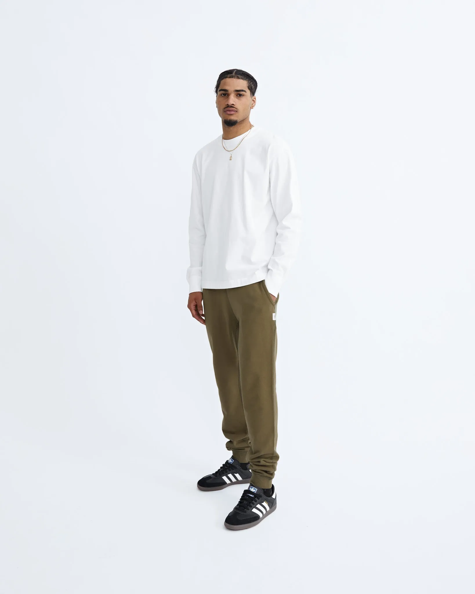 Midweight Terry Slim Sweatpant sold by Reigning Champ product image thumbnail 2