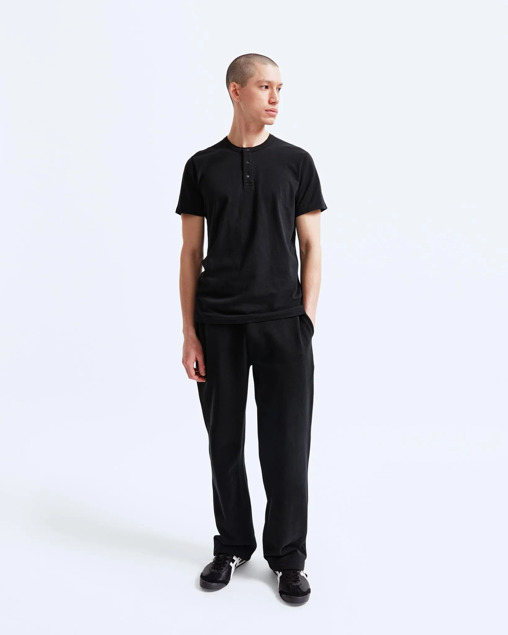 Lightweight Jersey Henley sold by Reigning Champ product image thumbnail 5