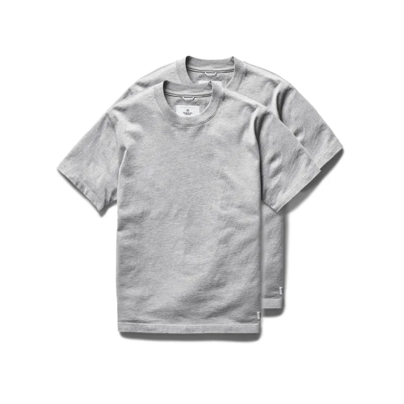 2-Pack Midweight Jersey Standard T-Shirt sold by Reigning Champ