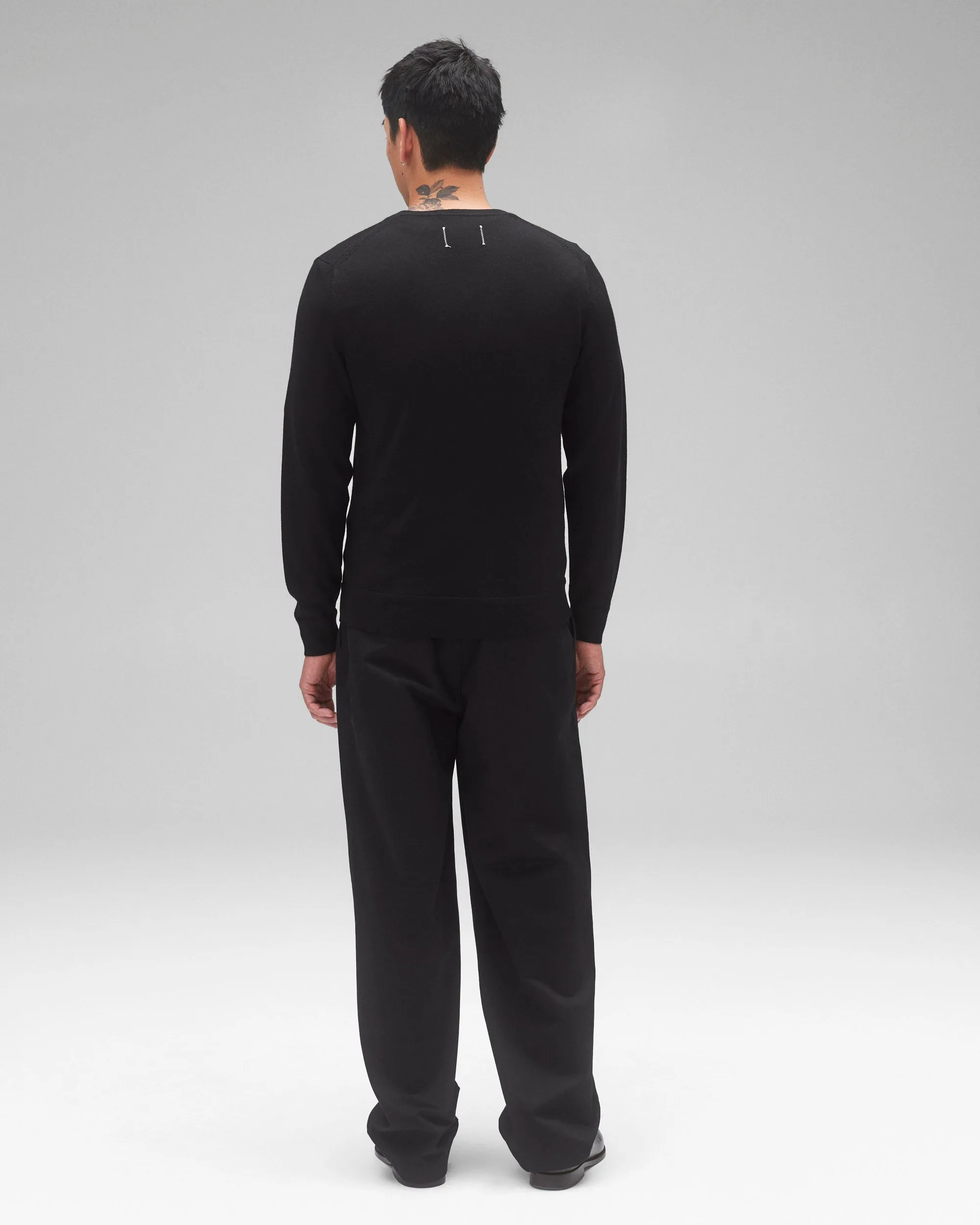 Lightweight Merino Harry Crewneck sold by Reigning Champ product image thumbnail 5