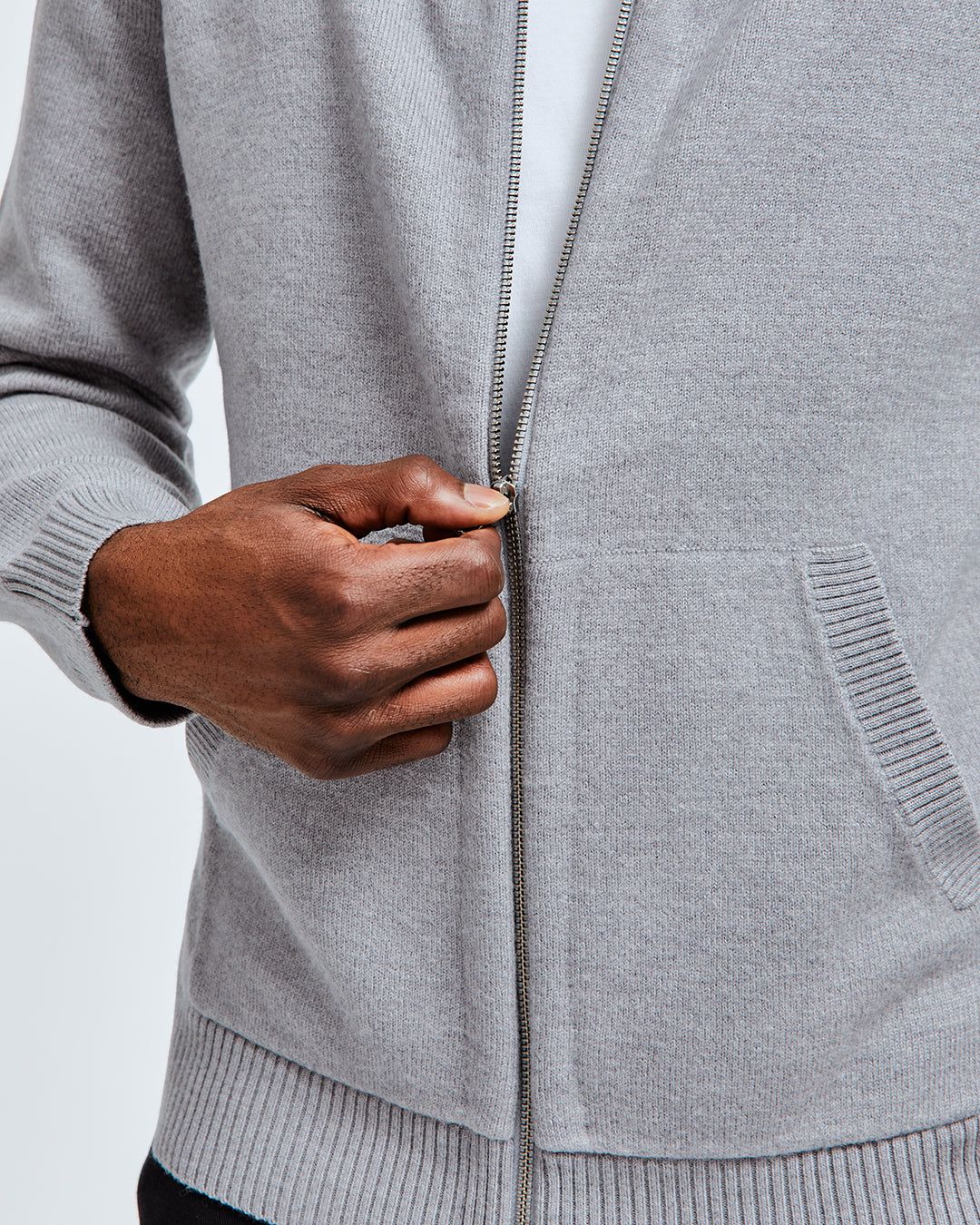 Boiled Wool Bobby Zip Hoodie sold by Reigning Champ product image thumbnail 5