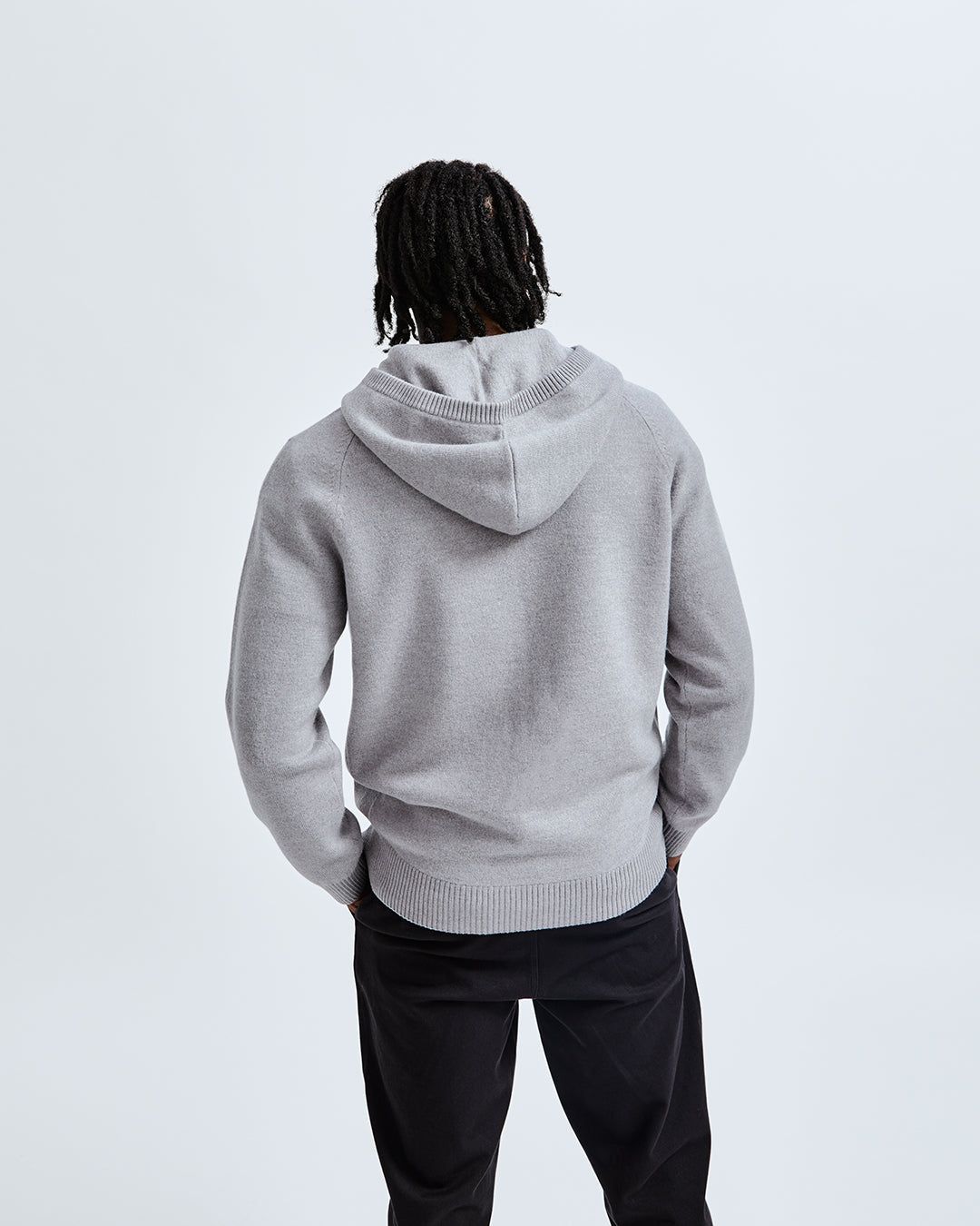 Boiled Wool Bobby Zip Hoodie sold by Reigning Champ product image thumbnail 3