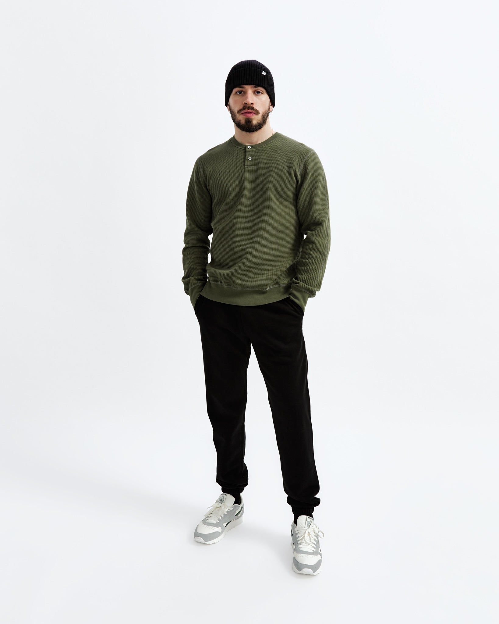 Flatback Thermal Henley sold by Reigning Champ product image thumbnail 3