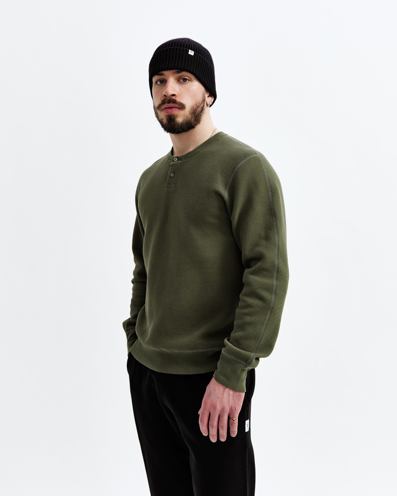 Flatback Thermal Henley sold by Reigning Champ product image thumbnail 2