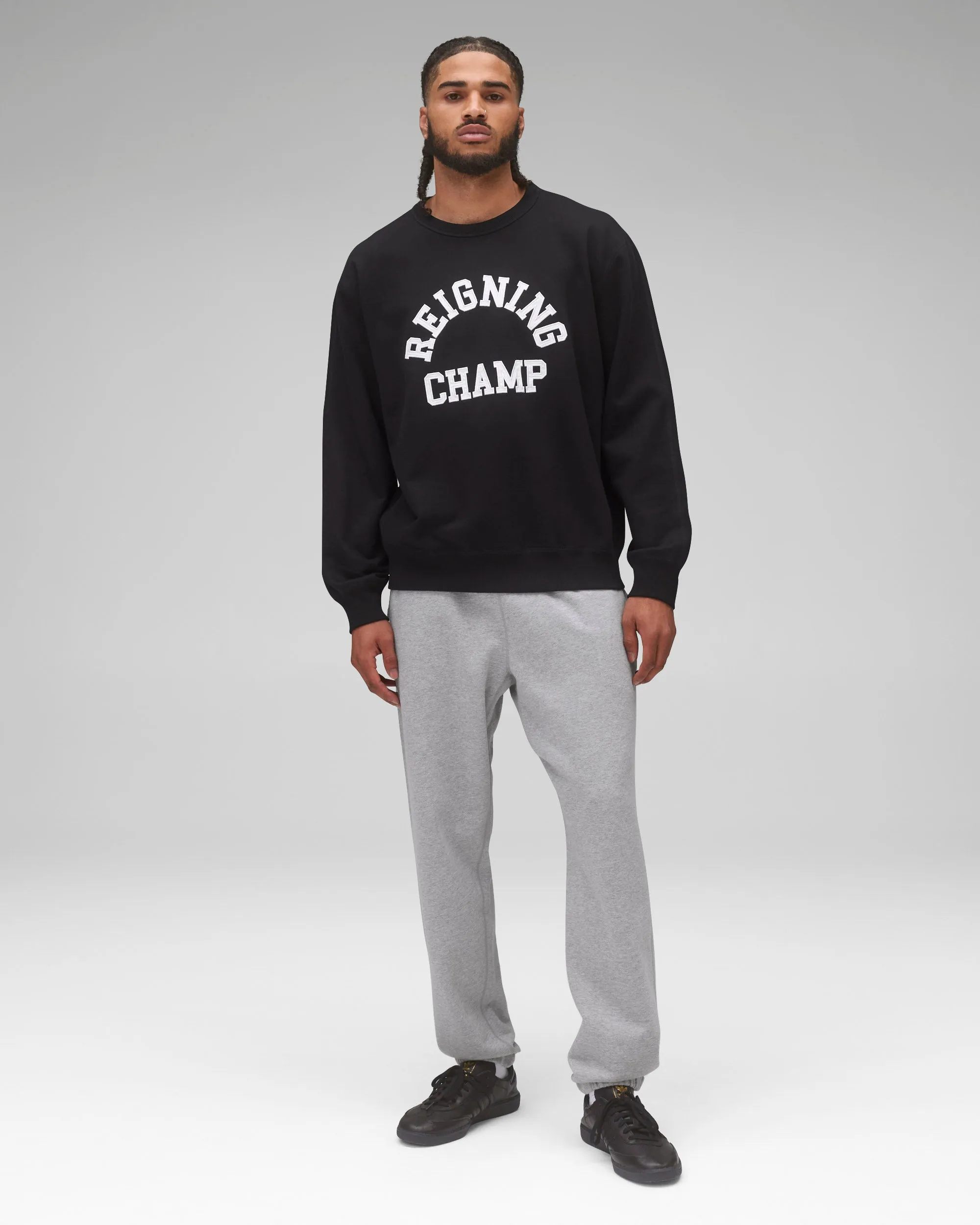 Midweight Terry Arch Logo Crewneck sold by Reigning Champ product image thumbnail 3
