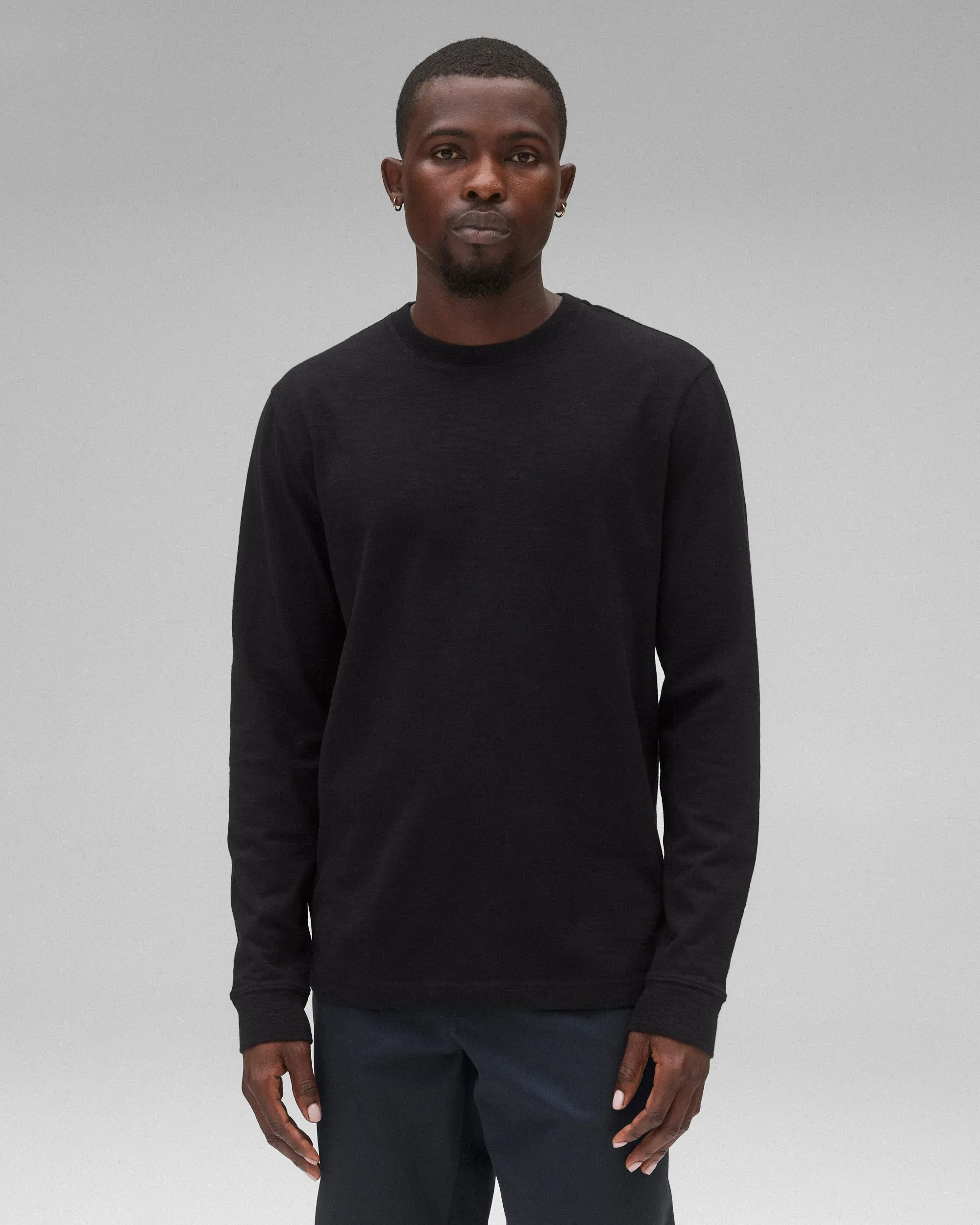 Slub Jersey Long Sleeve - Vault sold by Reigning Champ product image thumbnail 2