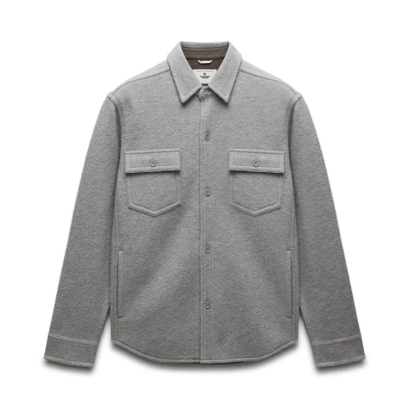 Boiled Wool Warden Overshirt sold by Reigning Champ