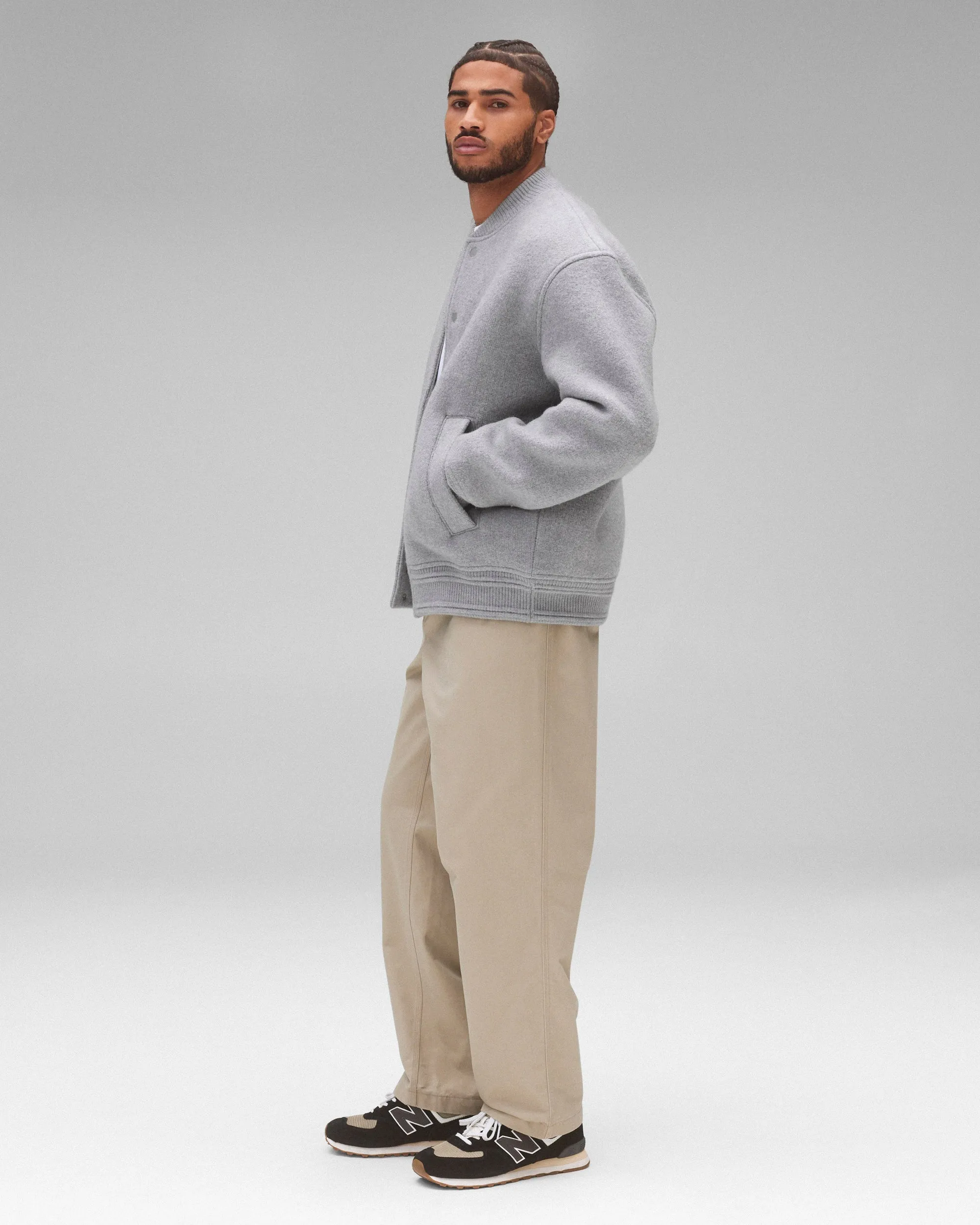 Boiled Wool Coliseum Jacket sold by Reigning Champ product image thumbnail 4