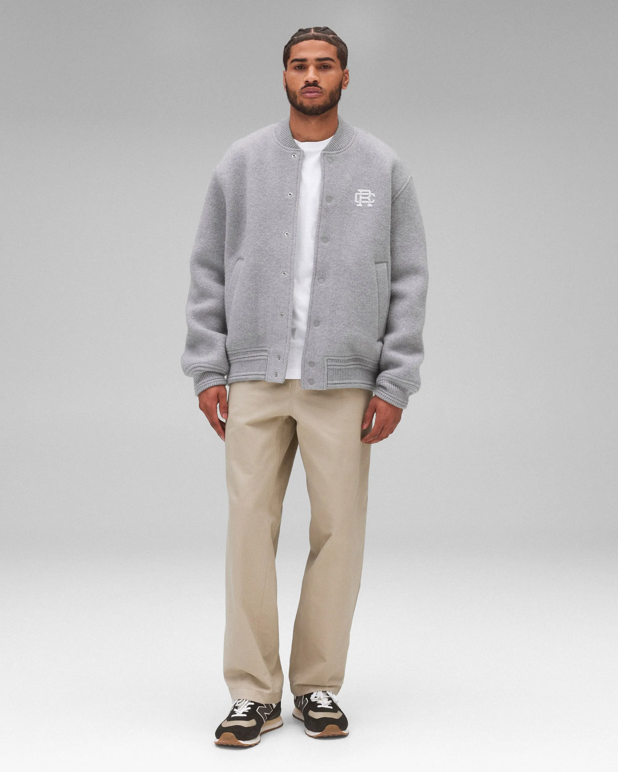 Boiled Wool Coliseum Jacket sold by Reigning Champ product image thumbnail 3
