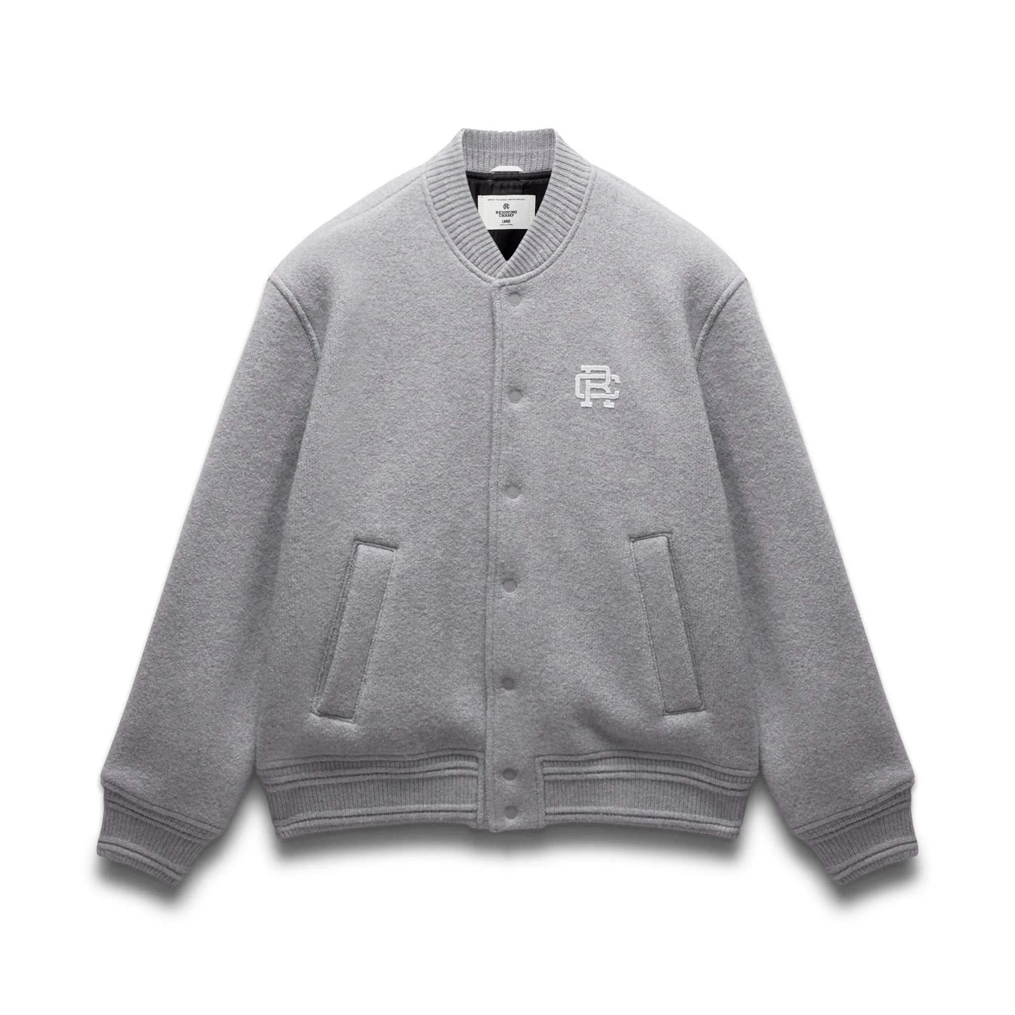 Boiled Wool Coliseum Jacket sold by Reigning Champ