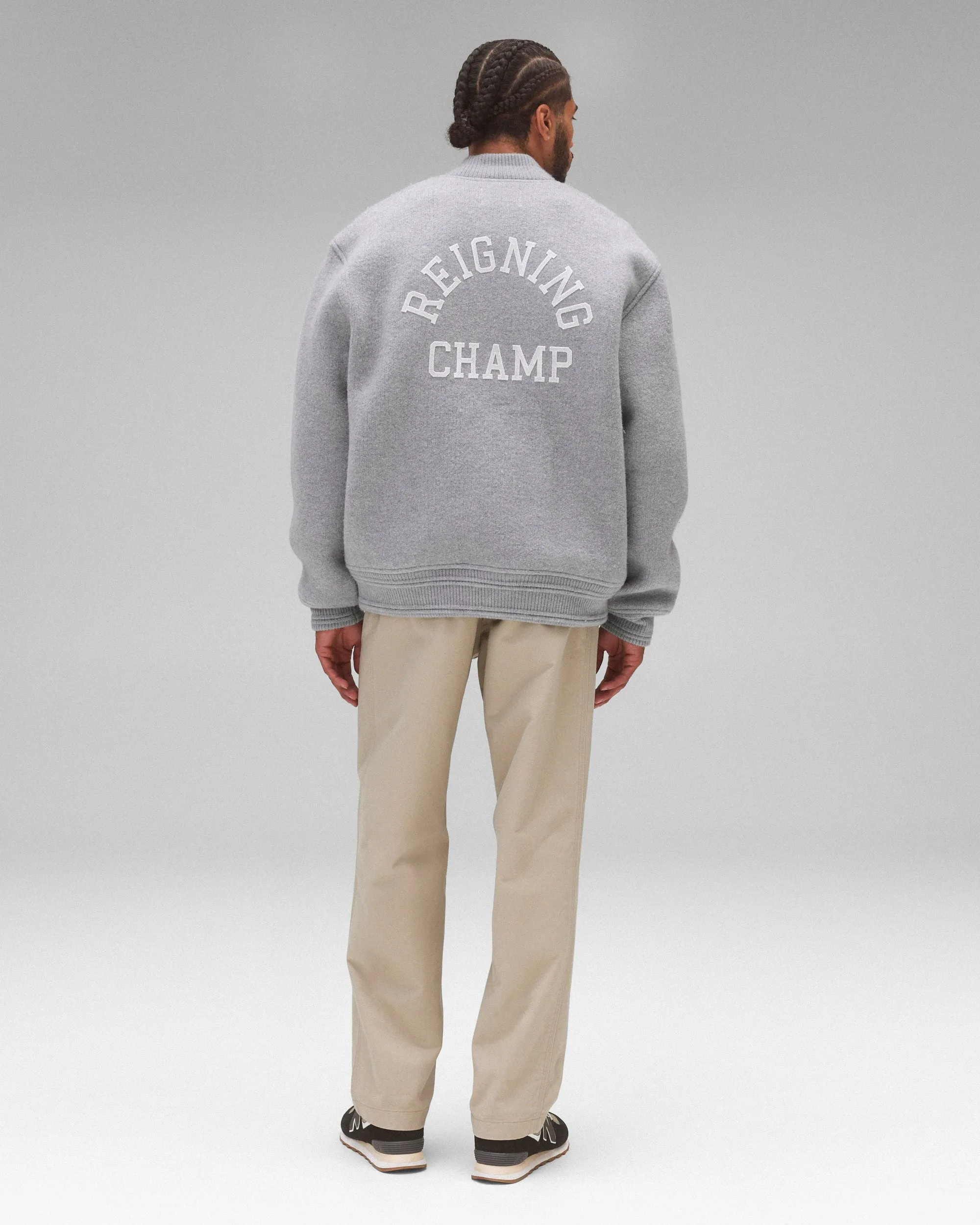 Boiled Wool Coliseum Jacket sold by Reigning Champ product image thumbnail 5