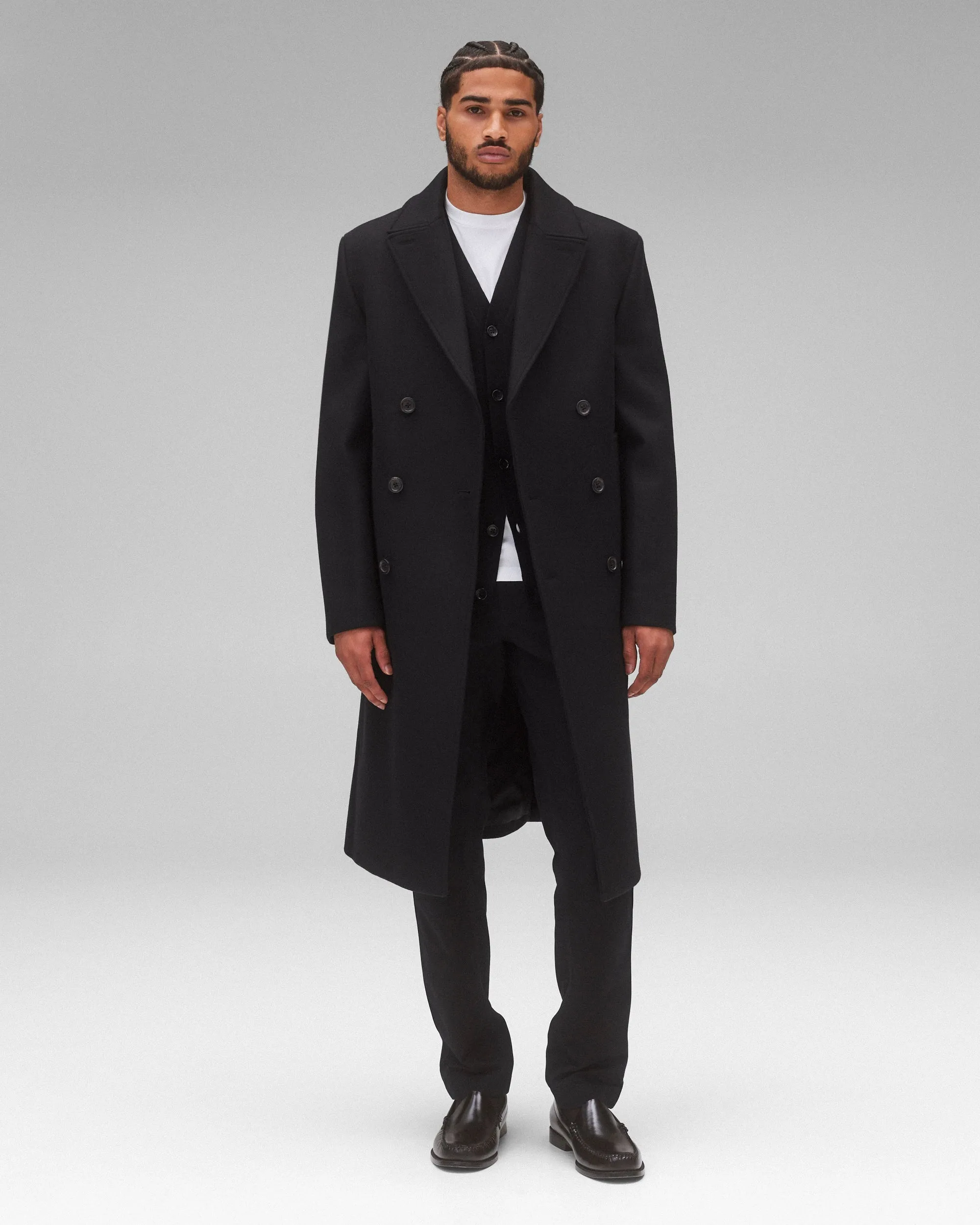 Wool Cashmere Polo Coat sold by Reigning Champ product image thumbnail 2