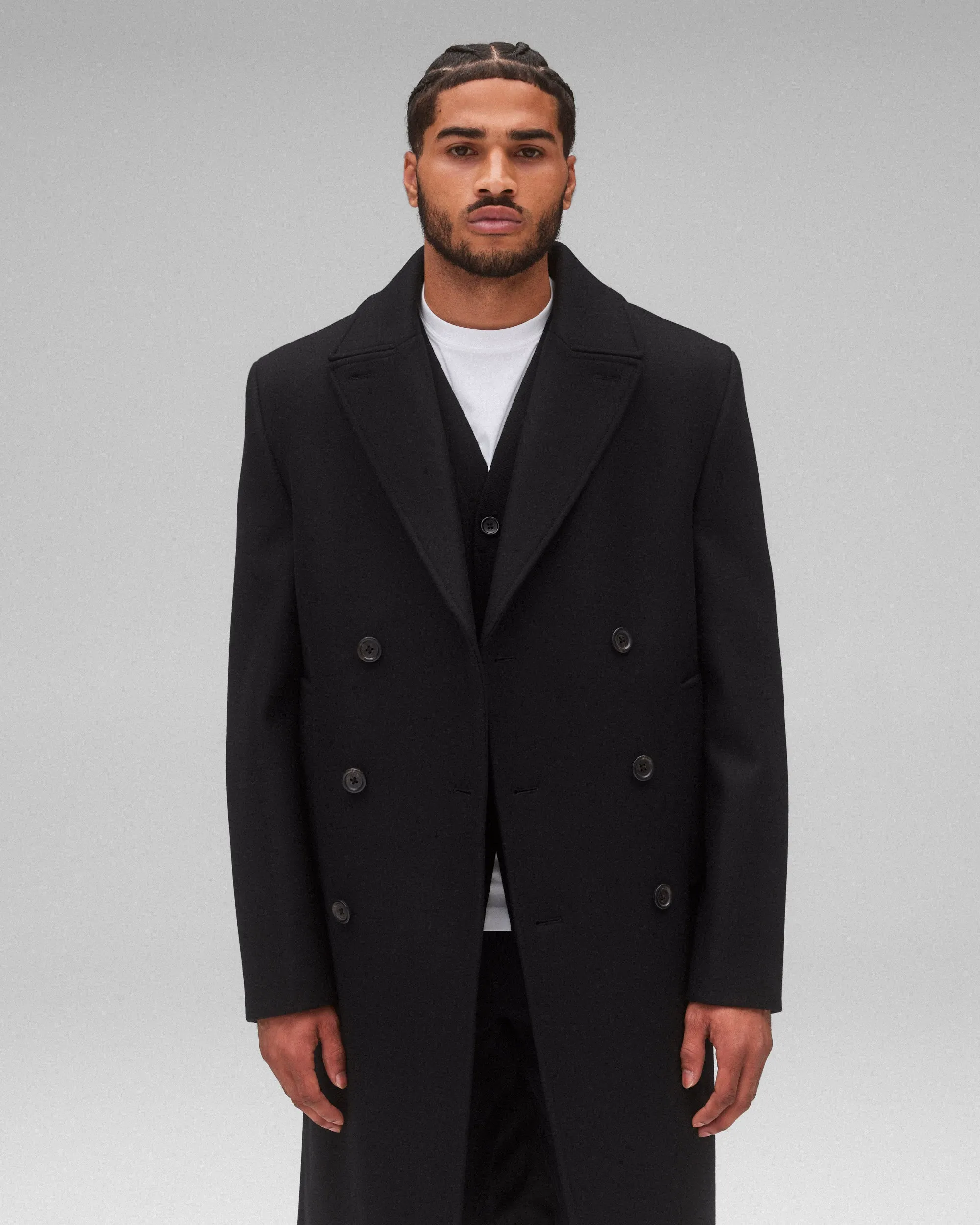 Wool Cashmere Polo Coat sold by Reigning Champ product image thumbnail 3