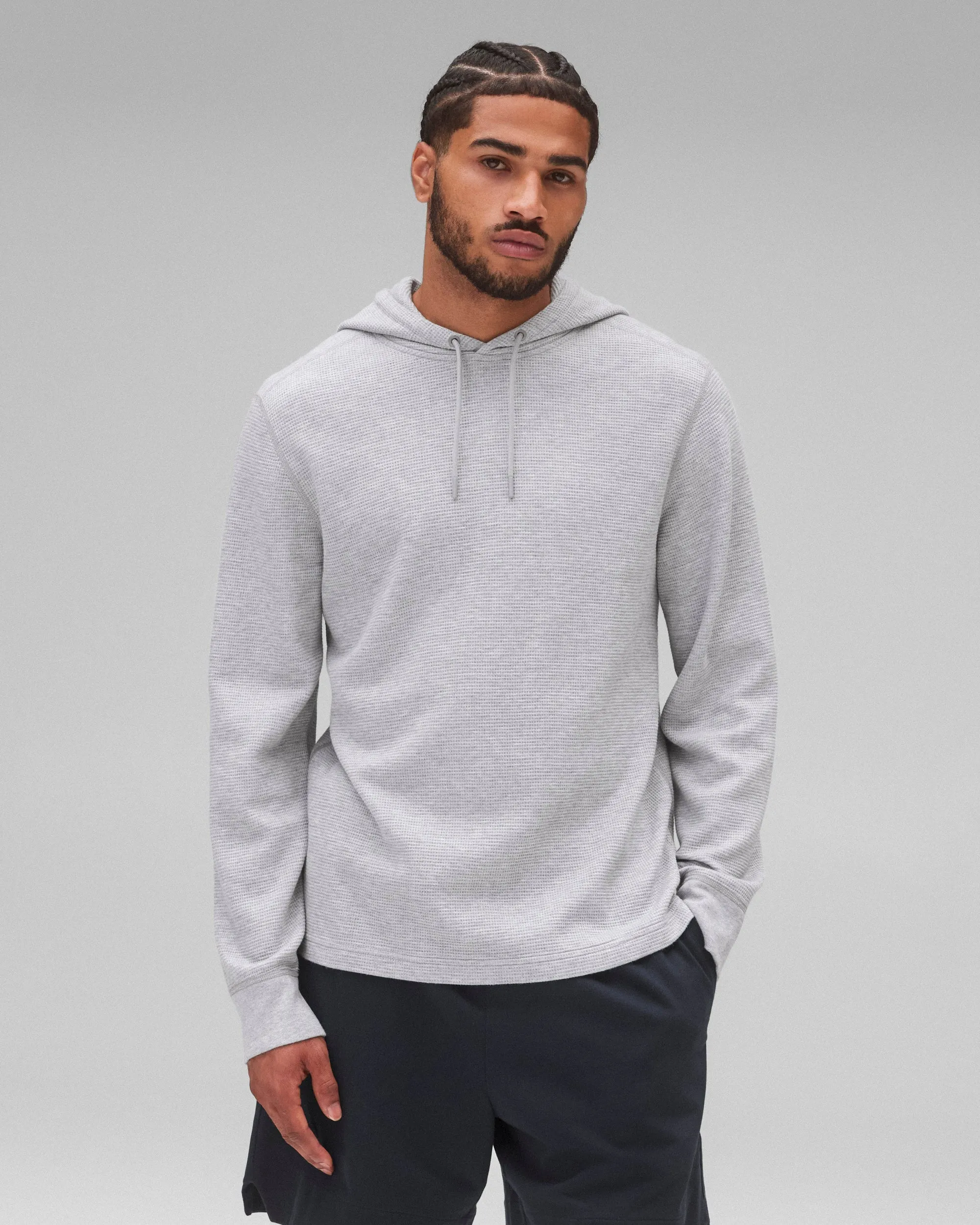 Lightweight Waffle Standard Hoodie sold by Reigning Champ product image thumbnail 2