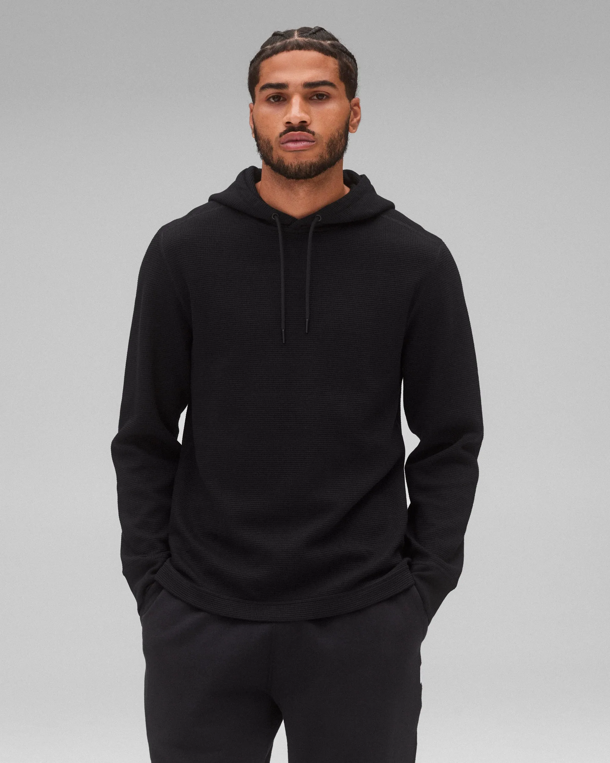 Lightweight Waffle Standard Hoodie sold by Reigning Champ product image thumbnail 2