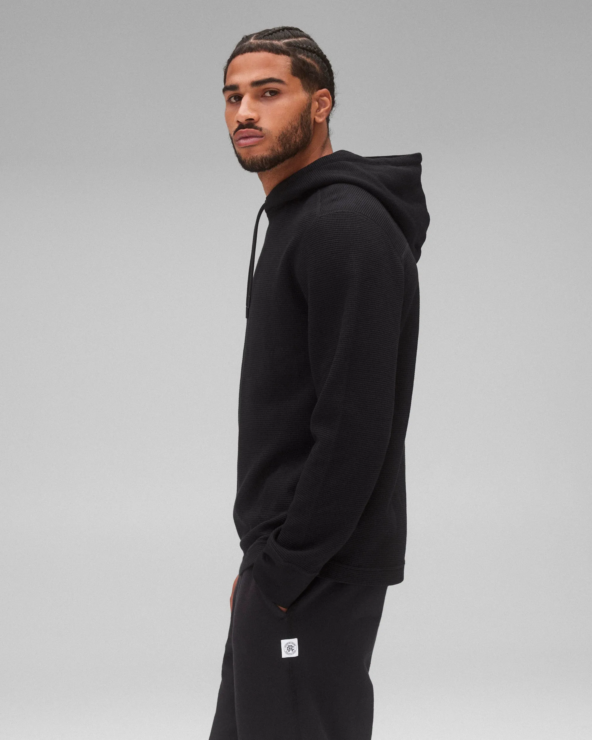 Lightweight Waffle Standard Hoodie sold by Reigning Champ product image thumbnail 4