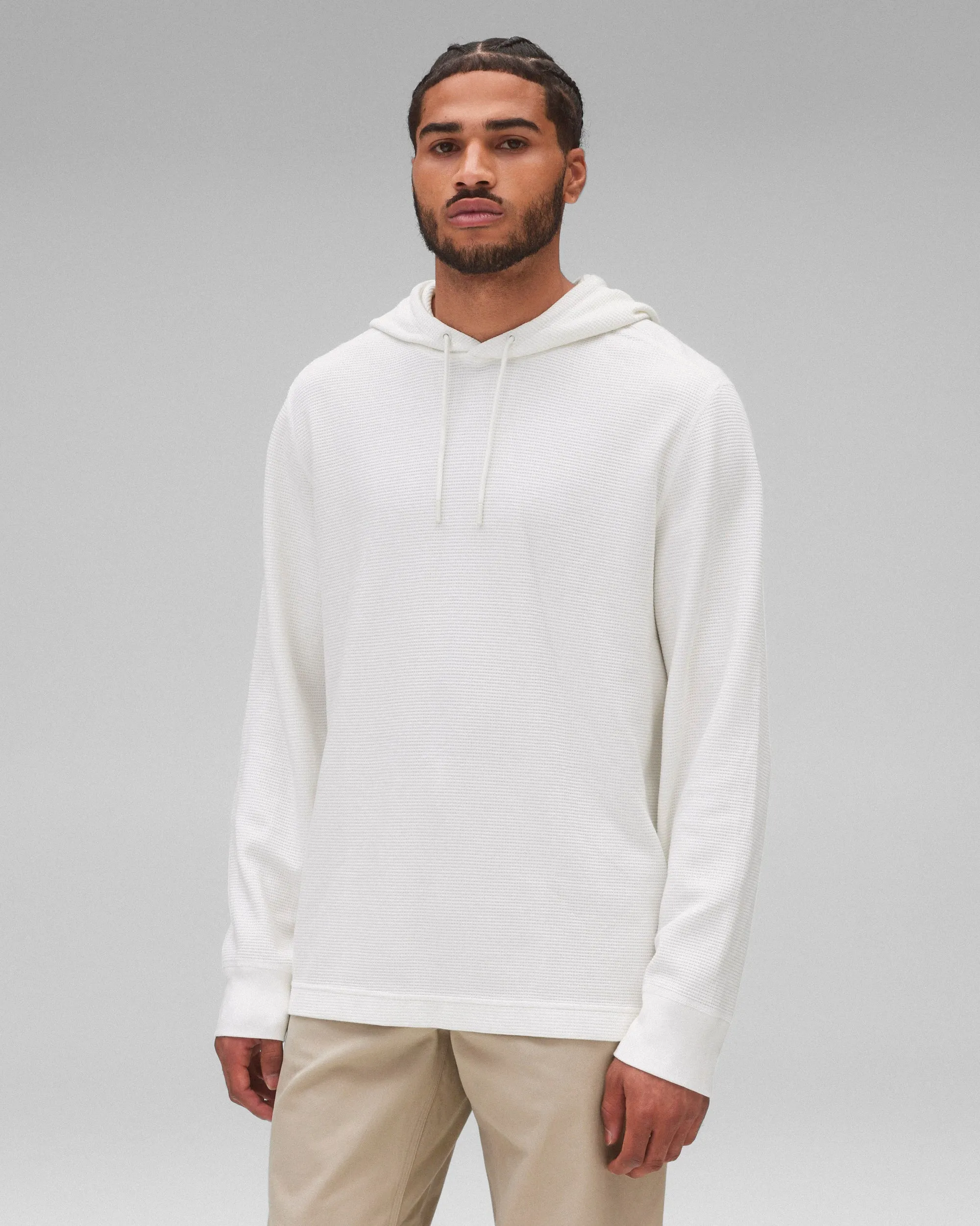 Lightweight Waffle Standard Hoodie sold by Reigning Champ product image thumbnail 2