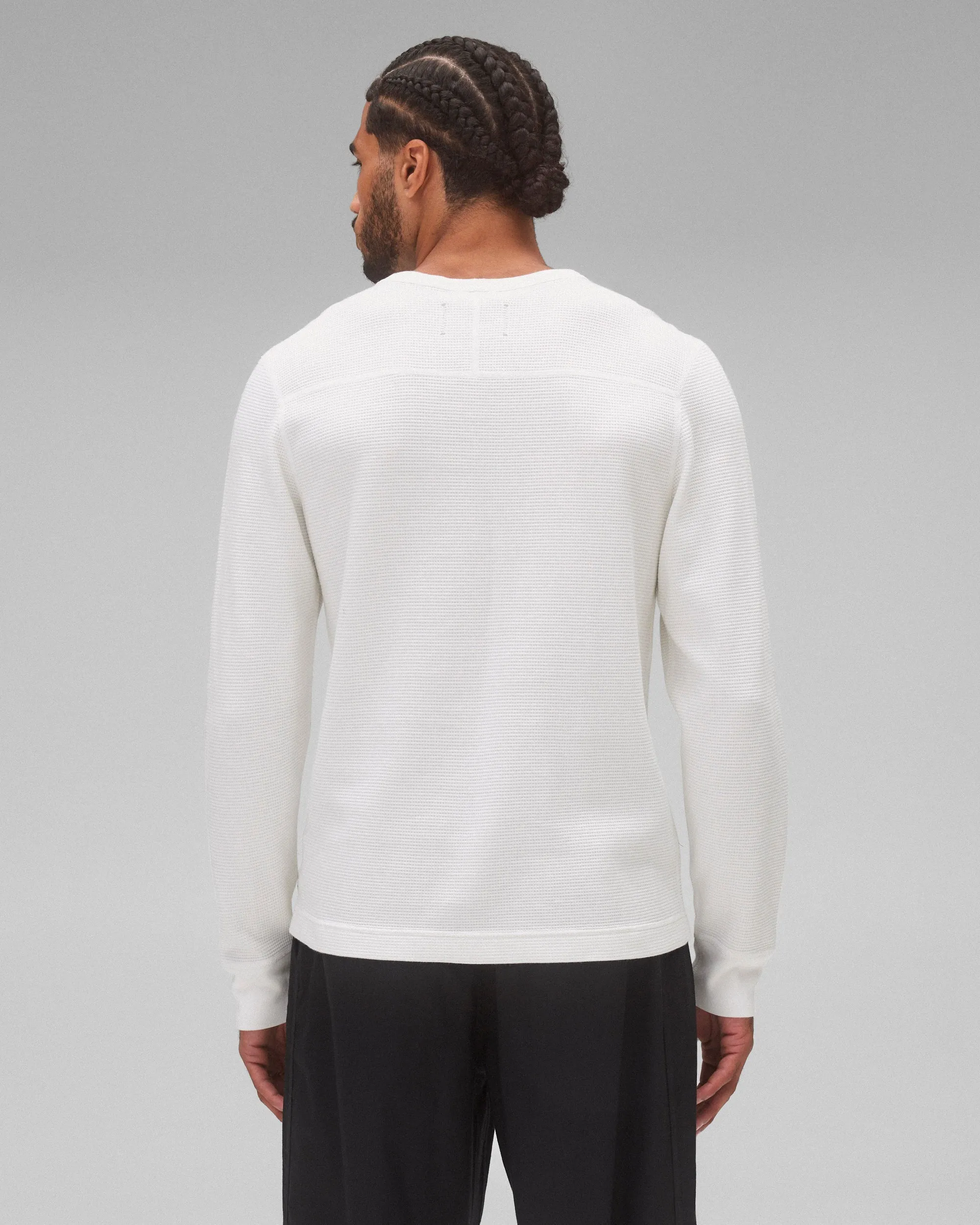 Lightweight Waffle Standard Long Sleeve sold by Reigning Champ product image thumbnail 5