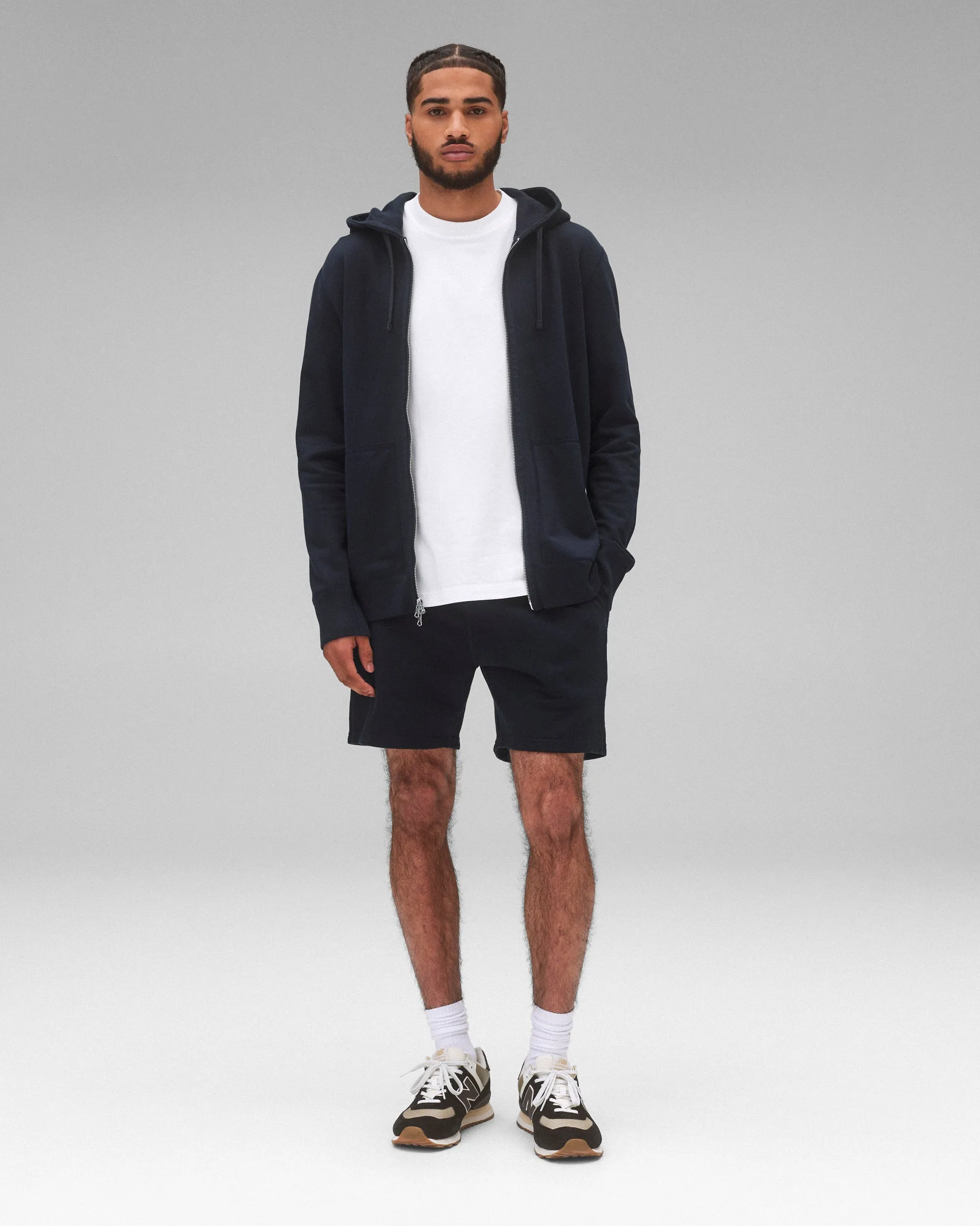 Midweight Terry Slim Zip Hoodie sold by Reigning Champ product image thumbnail 5