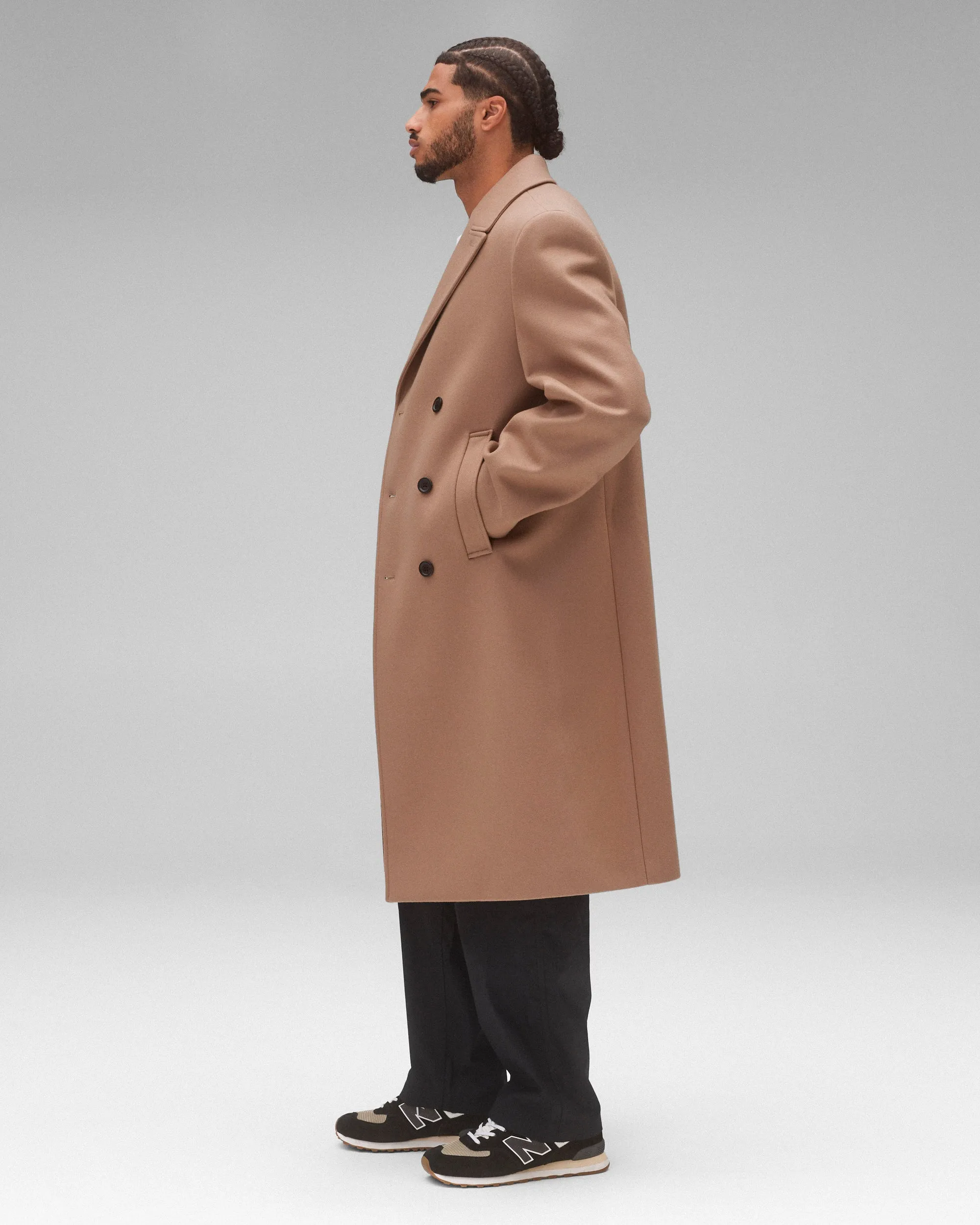 Wool Cashmere Polo Coat sold by Reigning Champ product image thumbnail 5